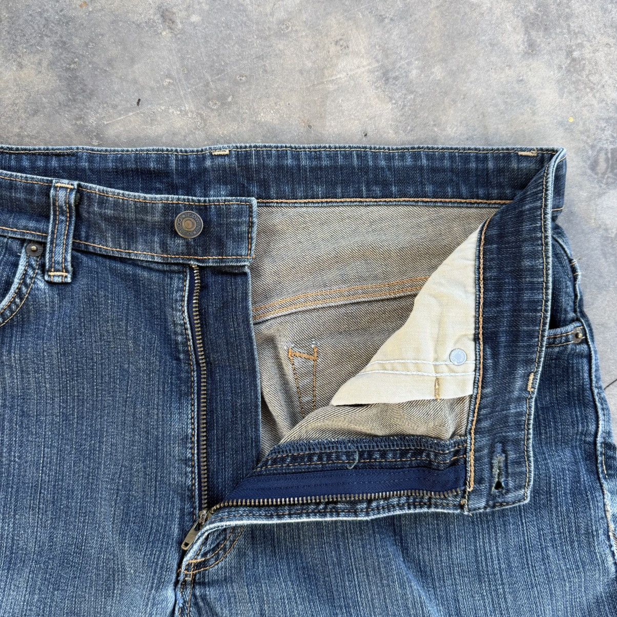 Edwin × Jean × Vintage VINTAGE EDWIN FADED JEAN RIPPED DENIM PANTS Size US 35 - 6 Thumbnail