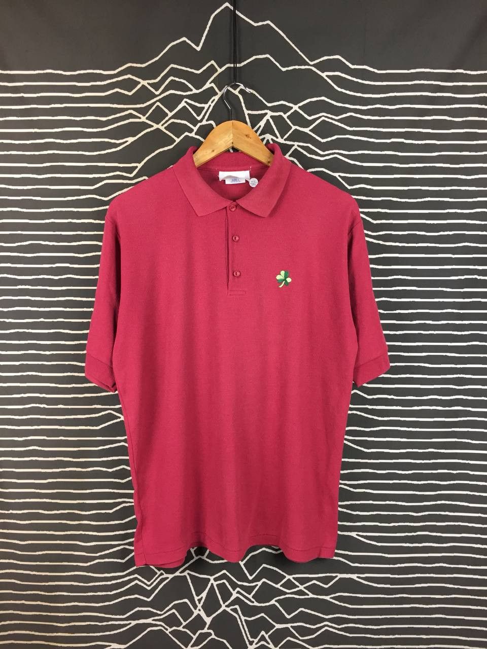 Vintage Vtg Toye, Kenning & Spencer Clover Shamrock Logo Polo Shirt Size US L / EU 52-54 / 3 - 2 Thumbnail