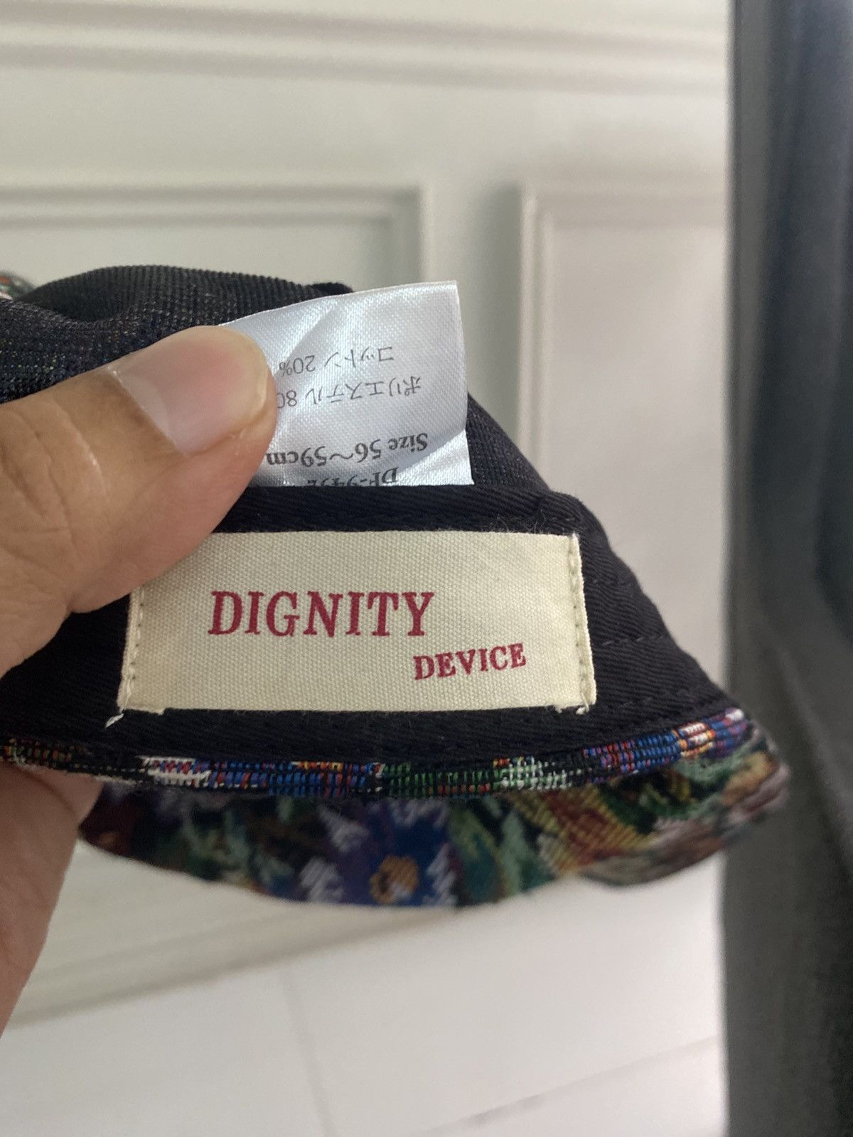 Japanese Brand Floral Cap Size ONE SIZE - 4 Thumbnail