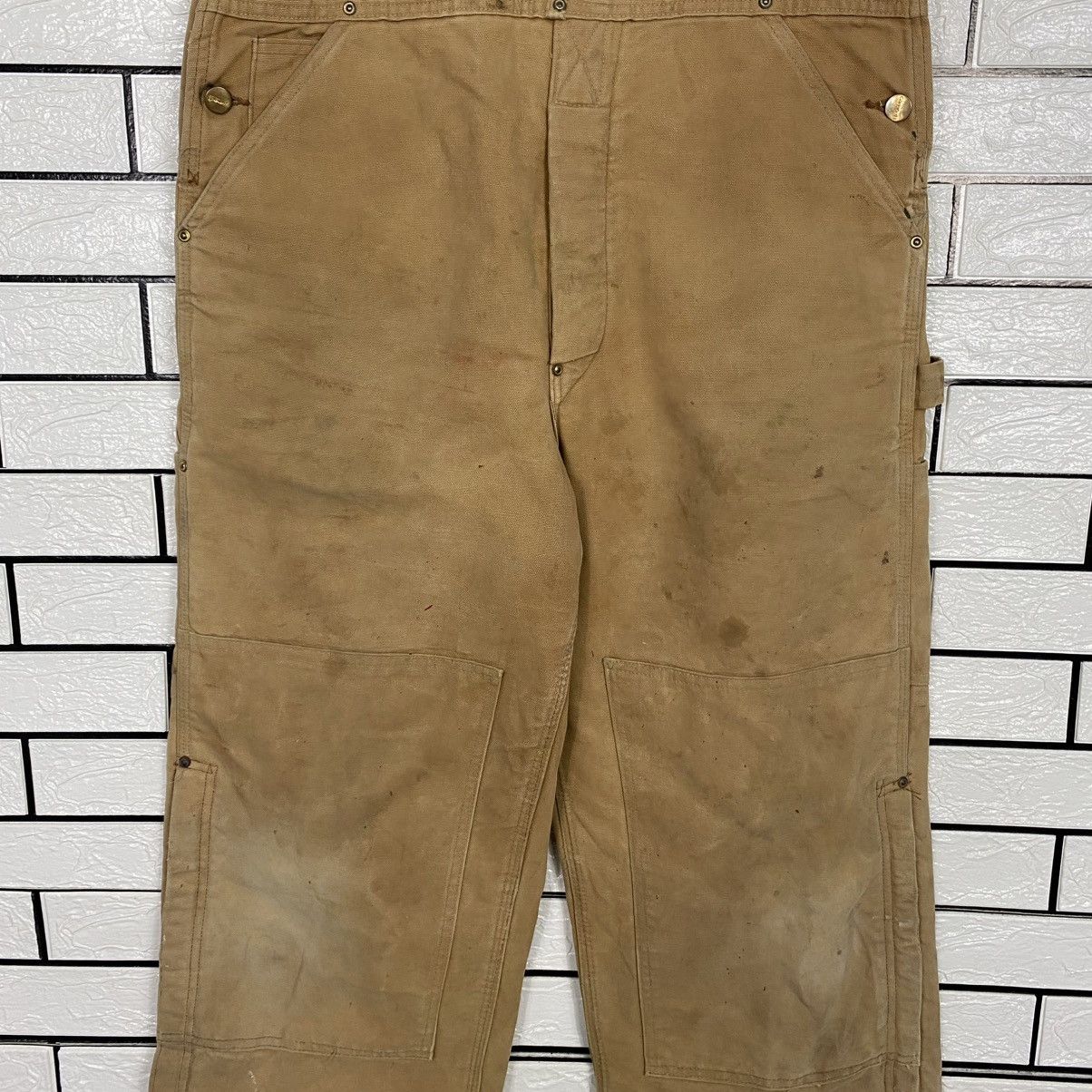 Carhartt 🔥VINTAGE COVERALL CARHARTT WORKER DUCK CANVAS DETROIT Size US 36 / EU 52 - 6 Thumbnail