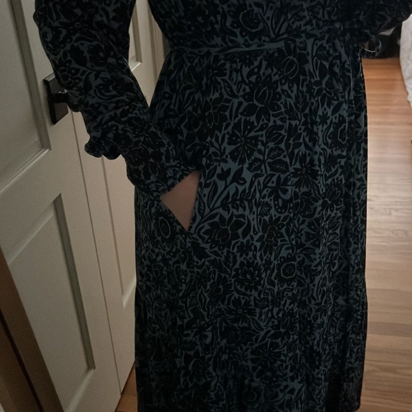 Boden Boden Floral Midi Dress Size L / US 10 / IT 46 - 13 Thumbnail
