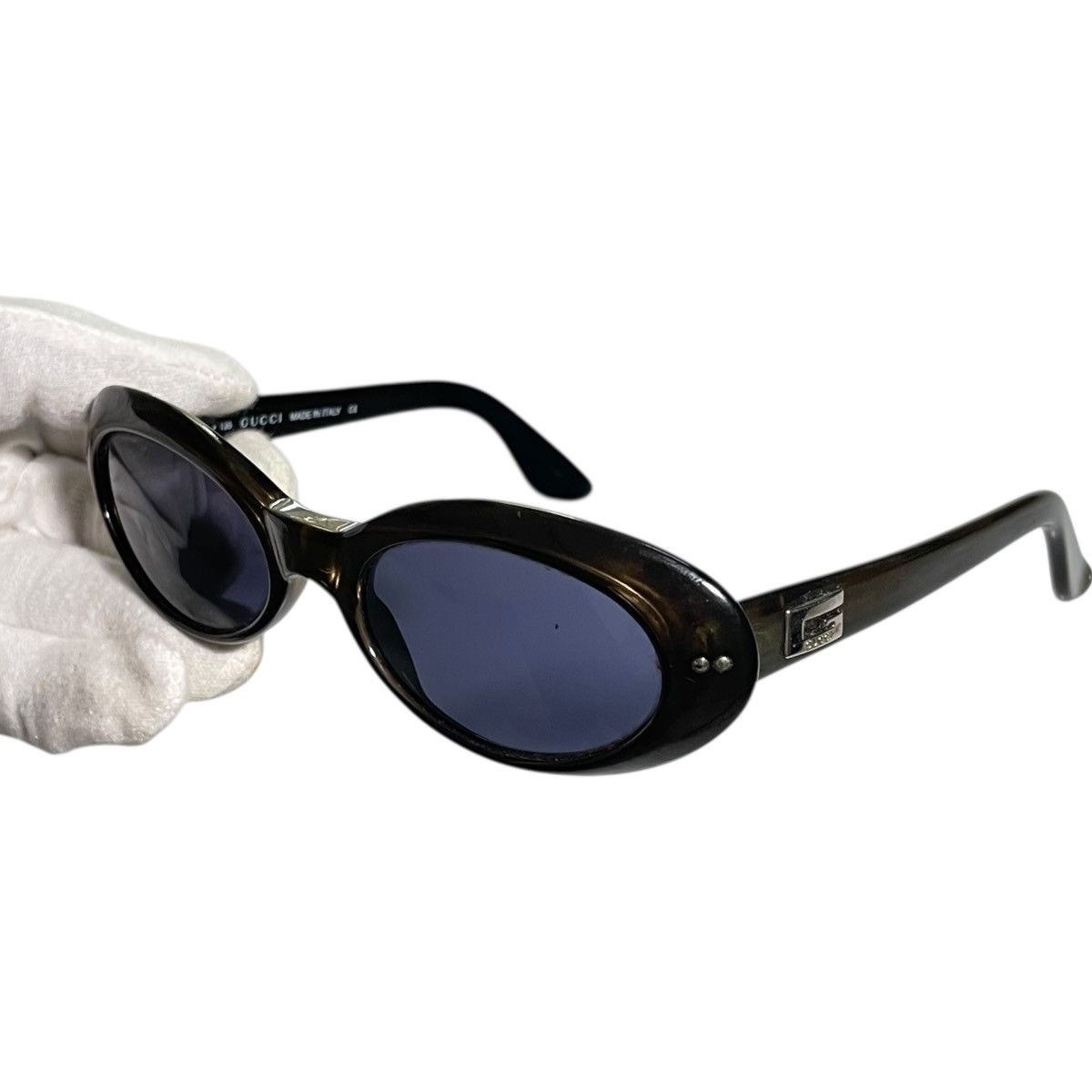 Gucci Gucci 90s Black & Golden Cat Eye Glasses Size ONE SIZE - 6 Thumbnail