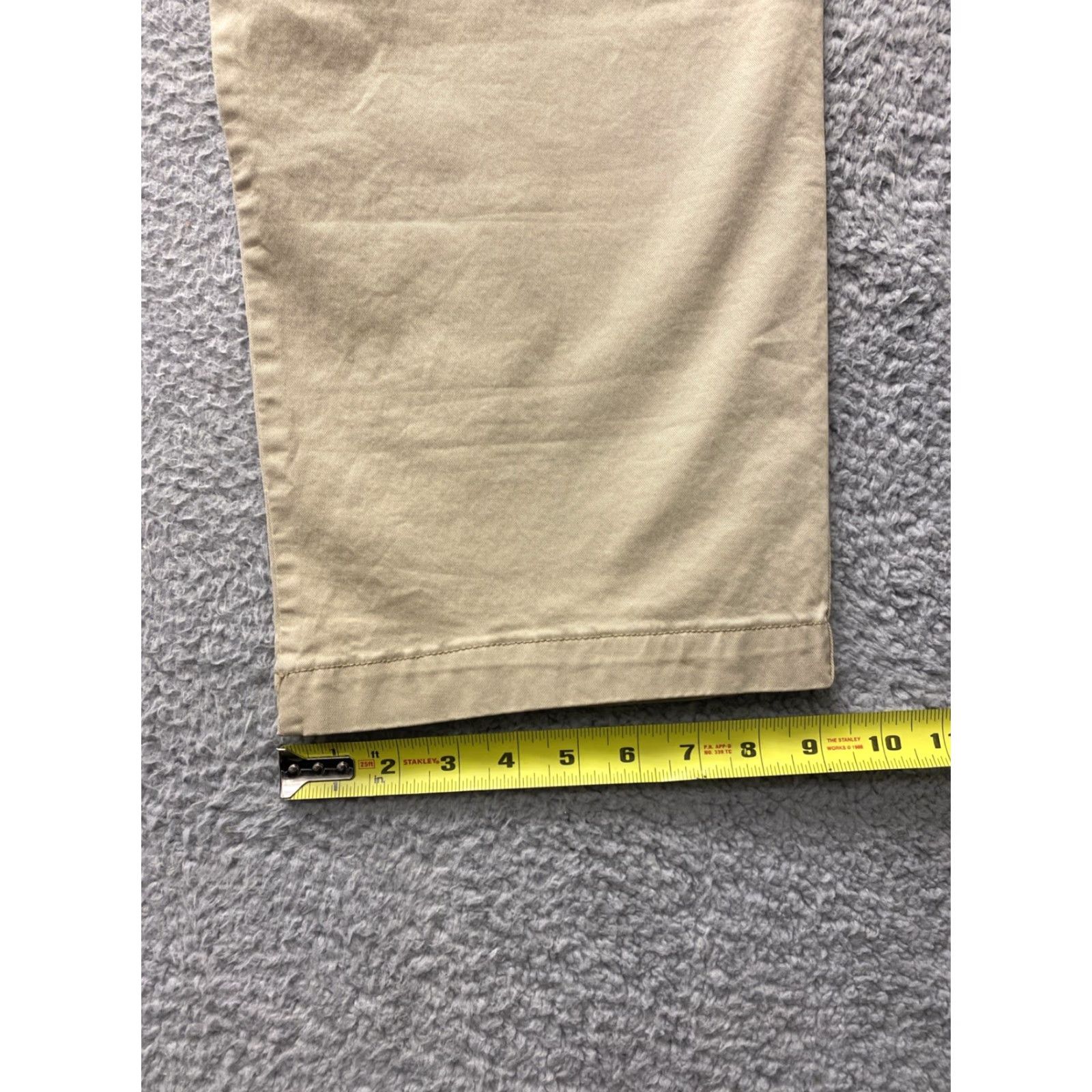 Gap VINTAGE Gap Chino Pants Men 42 X 34 Khaki Cotton Canvas 5-Pocket Wide-Leg Relaxed Regular Size US 42 / EU 58 - 5 Thumbnail