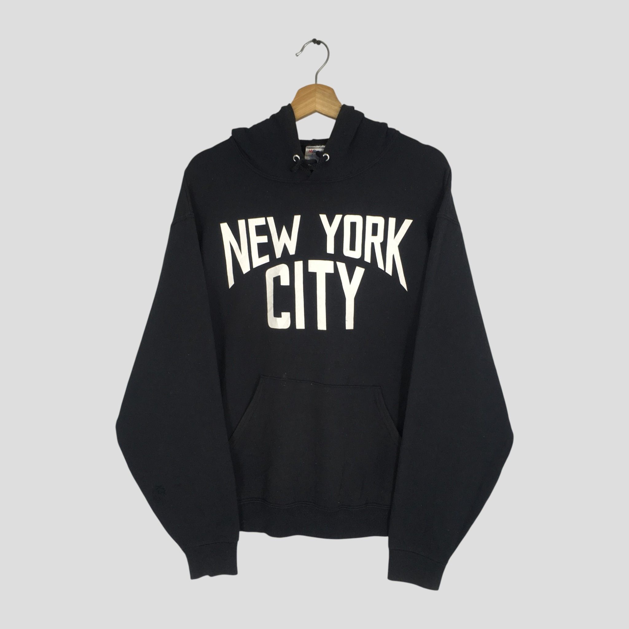Jerzees Vintage Y2K Jerzees New York City Black sweater - 660 Size US M / EU 48-50 / 2 - 1 Thumbnail