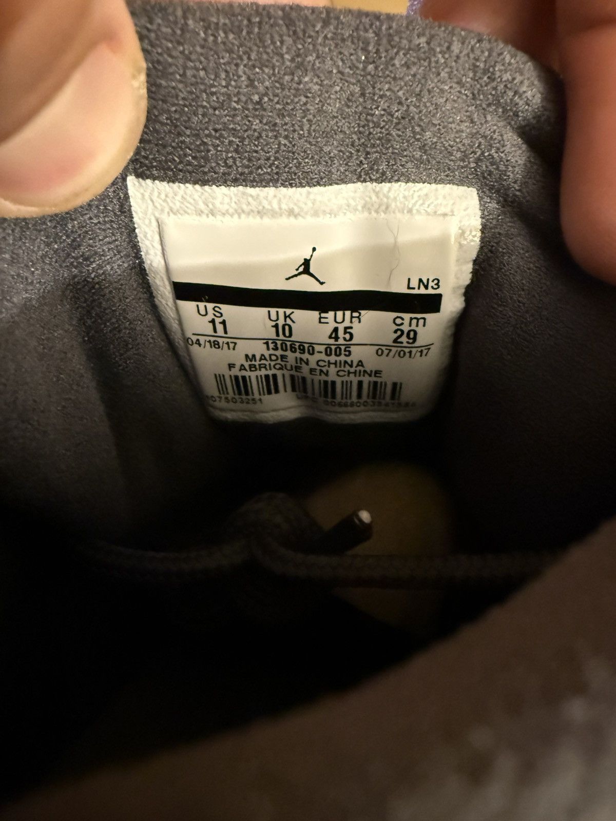Jordan Brand Jordan retro 12 dark grey size 11 Size US 11 / EU 44 - 6 Thumbnail