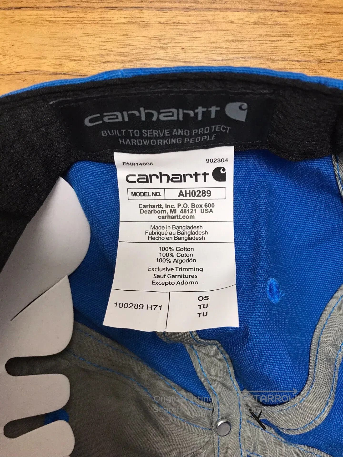Carhartt Carhartt 100289 H71 Baseball Cap. Size ONE SIZE - 8 Thumbnail