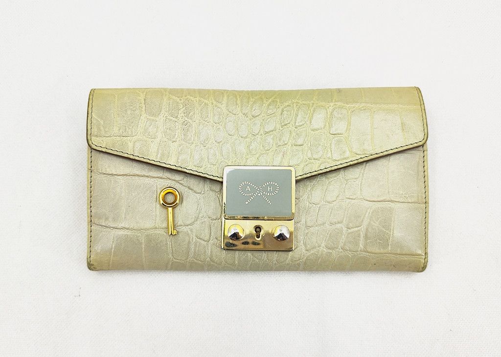 original ANYA HINDMARCH crocs leather full leather with lock