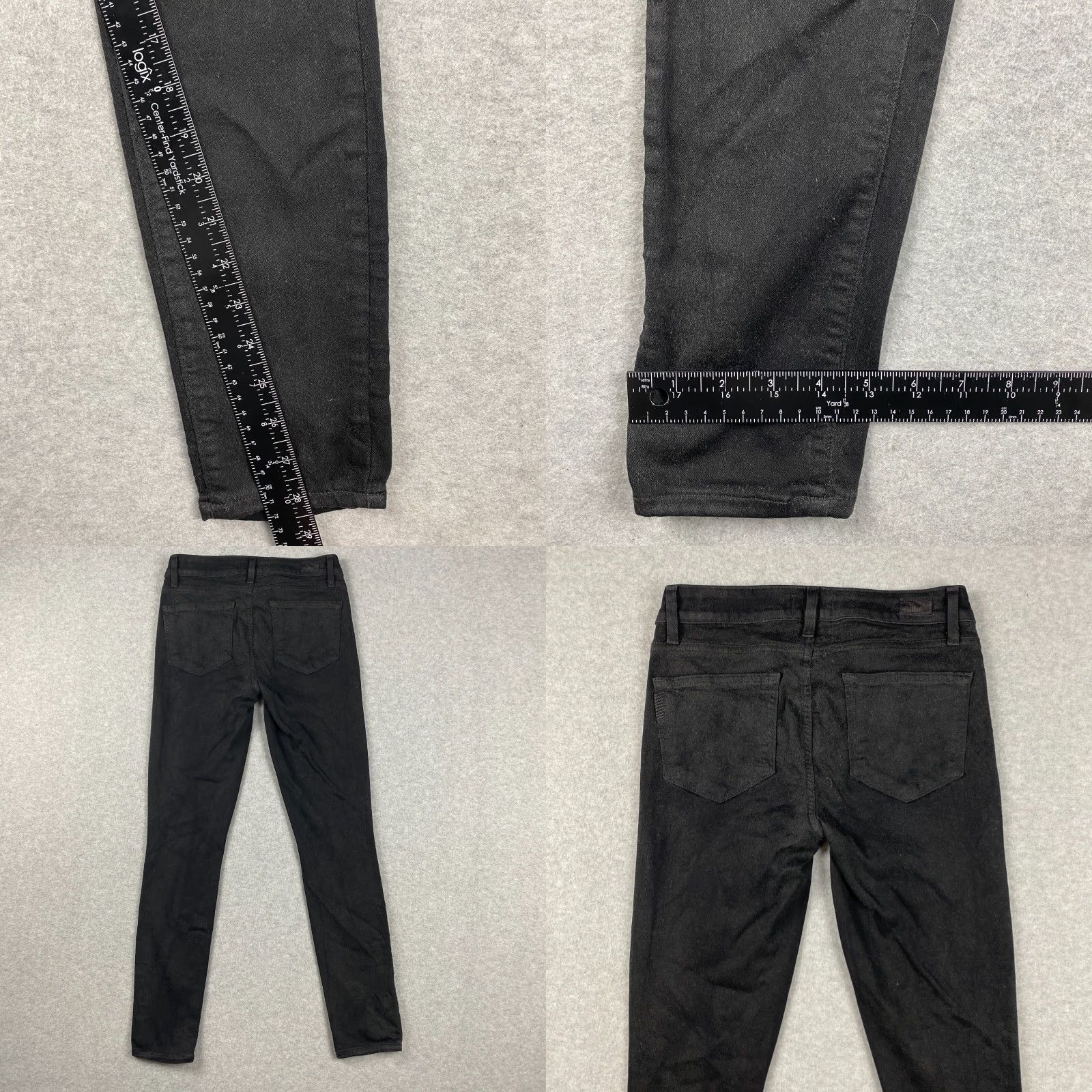 Paige Paige Verdugo Black Jeans Womens 27 Mid-Rise Ultra Skinny Denim Stretch Pant Size 27" / US 4 / IT 40 - 8 Thumbnail