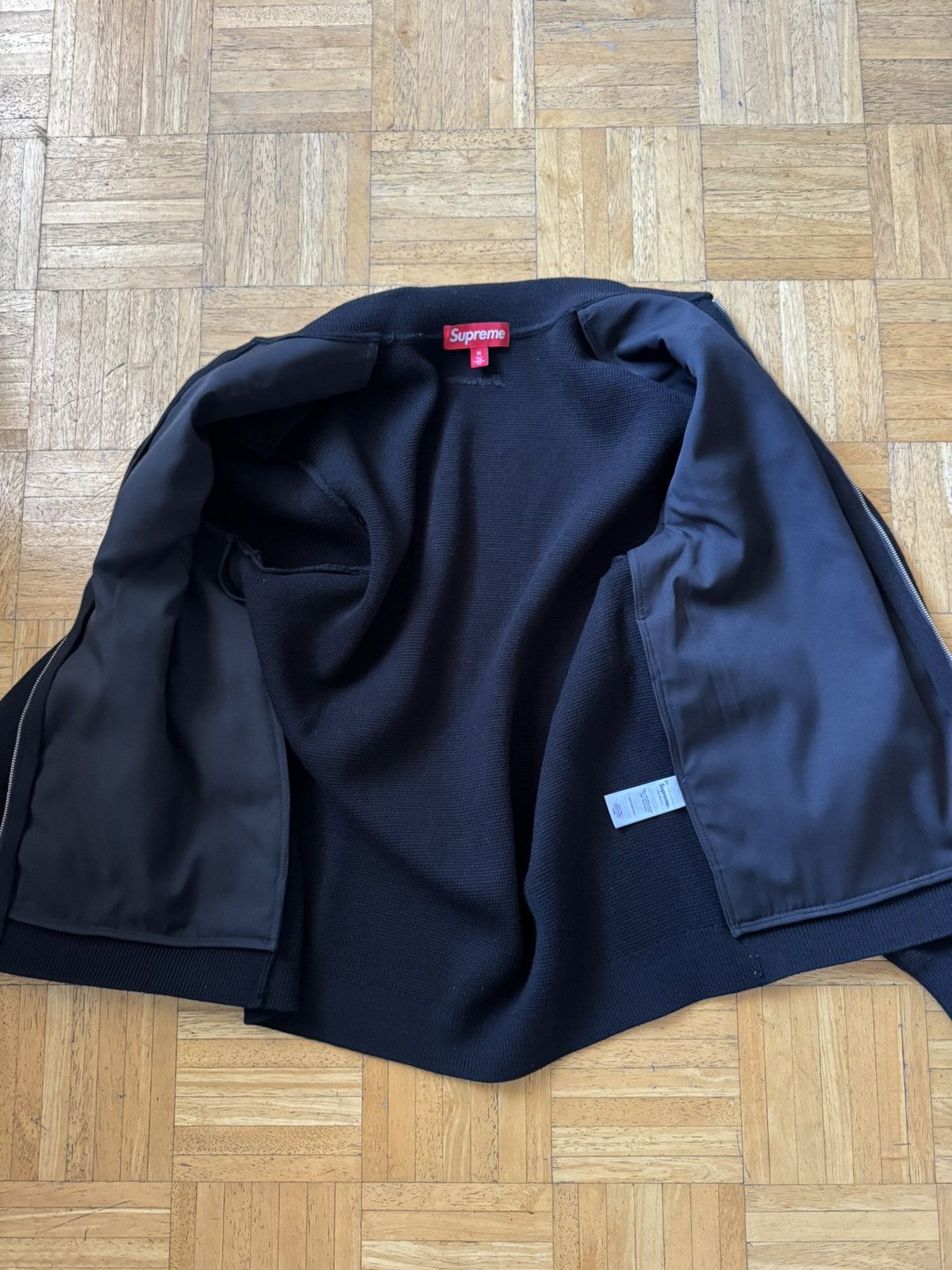 Supreme Studded Suede Zip Up Cardigan (F/W ‘25) Size US M / EU 48-50 / 2 - 10 Thumbnail