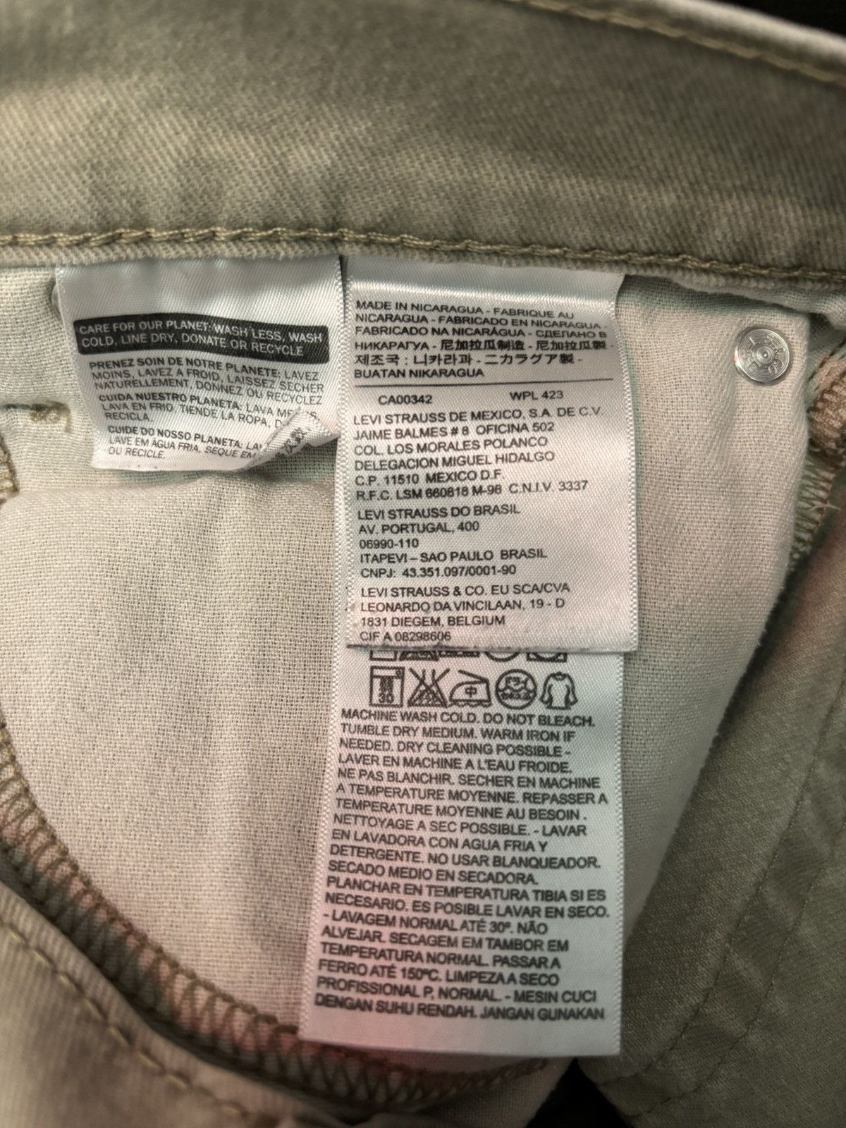 Levi's Levis Silver Skinny Jeans Size US 31 - 6 Thumbnail