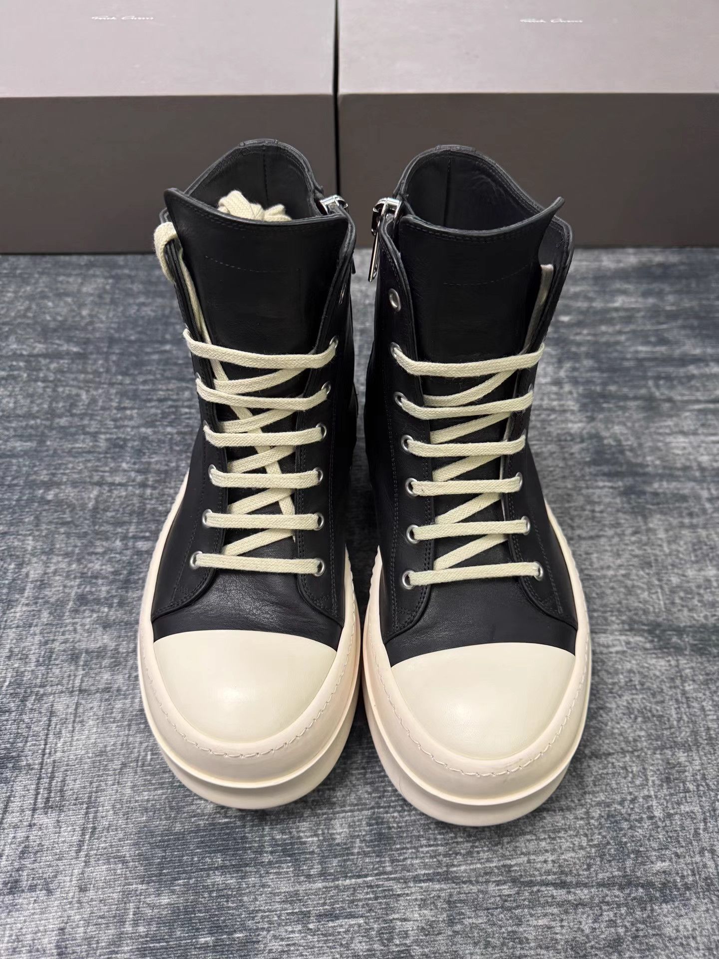 Rick Owens Rick Owens Mainline Thick Sole High Top "Big Converse" Size US 8 / IT 38 - 3 Thumbnail