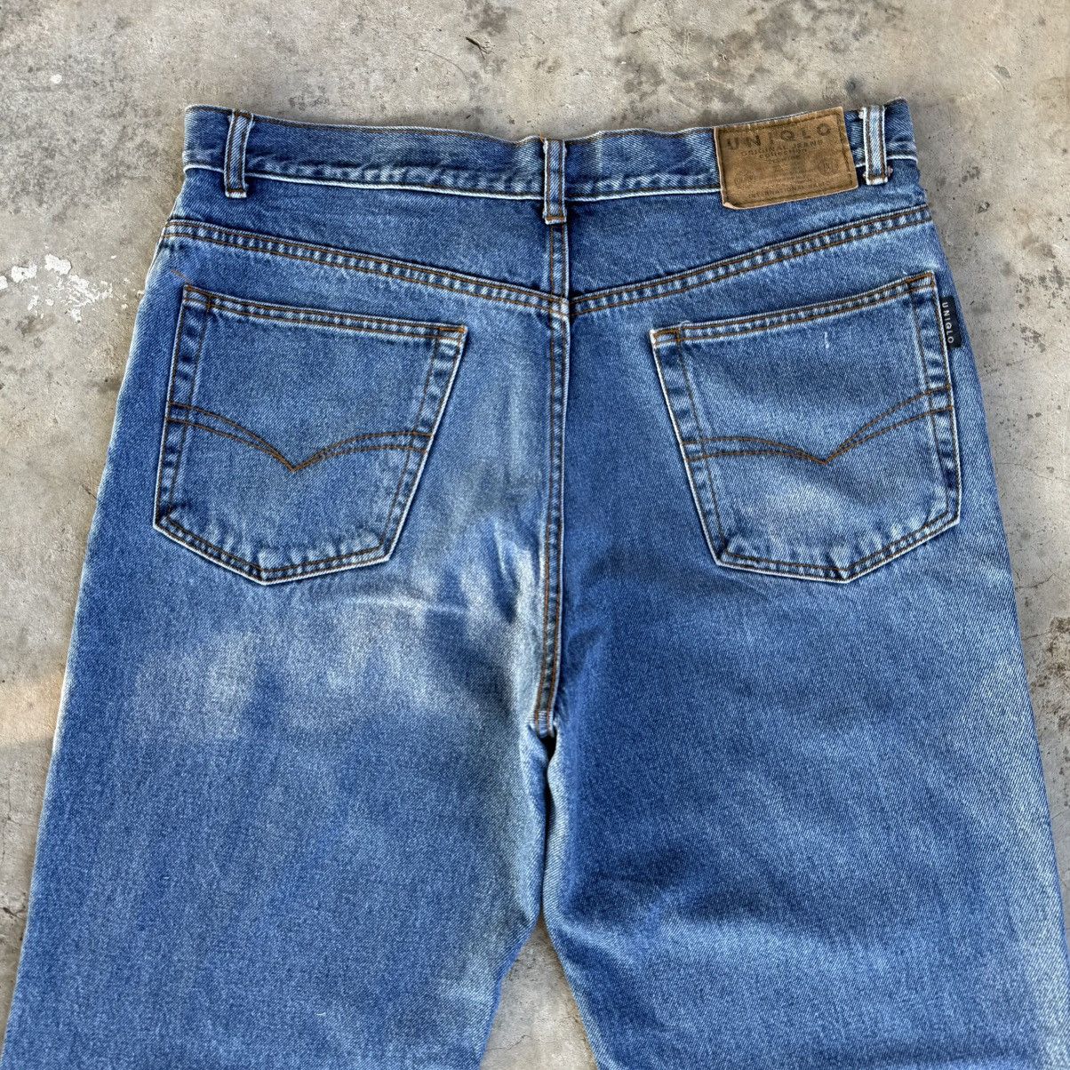 Vintage W34 Vintage Uniqlo Faded Denim Jean Pants Size US 34 / EU 50 - 10 Thumbnail