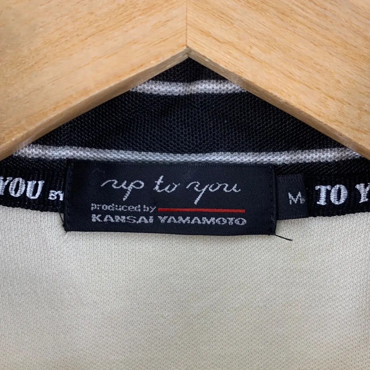 Kansai Yamamoto Vintage KANSAI YAMAMOTO Up To You Half Zipper Tee Shirt Size US M / EU 48-50 / 2 - 4 Thumbnail
