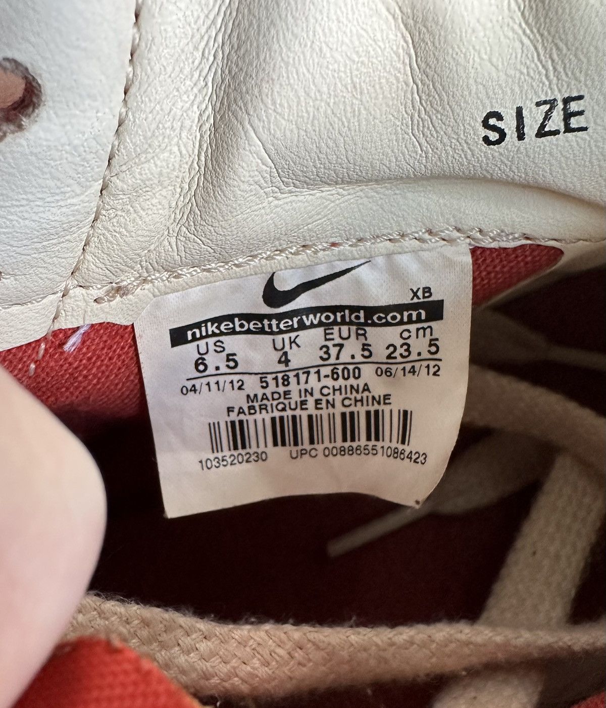 Nike Retro Nike Blazer Mid Suede 6,5 US/ 4 UK/37,5 Eur Size US 6.5 / IT 36.5 - 7 Thumbnail