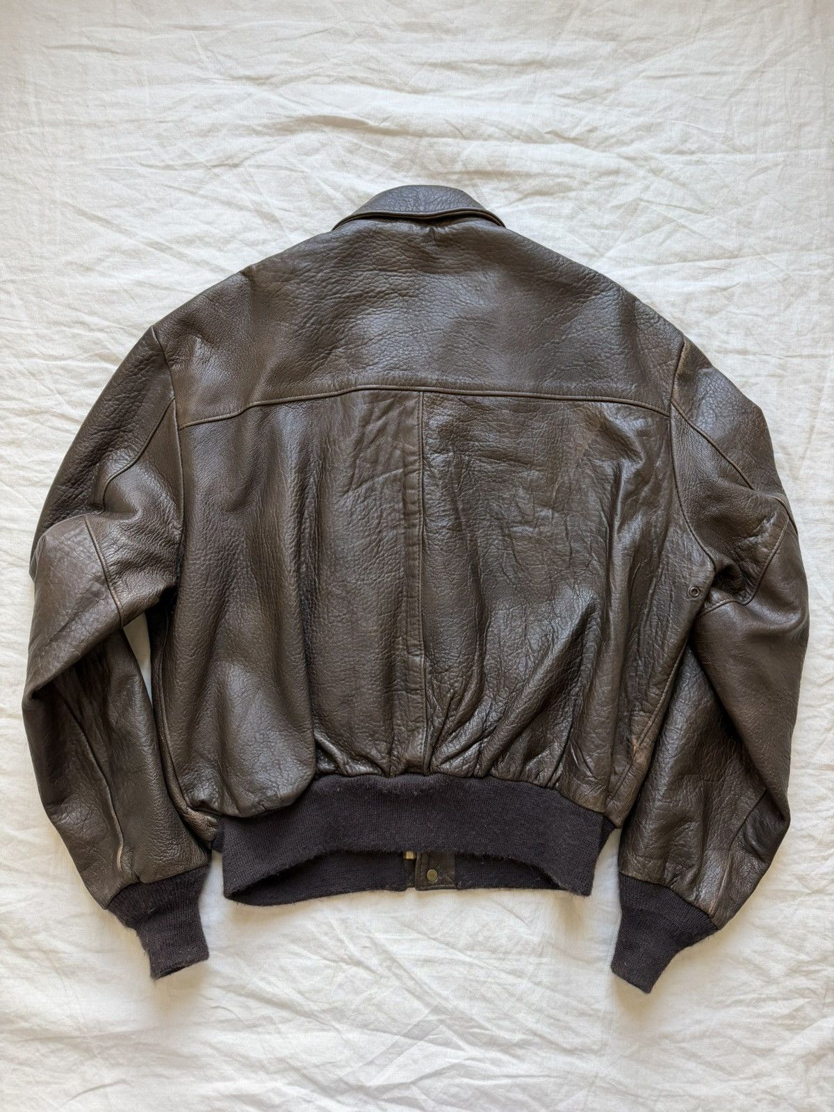 Schott Schott Bros Type 85 19-MS Leather Flight Jacket Size US L / EU 52-54 / 3 - 2 Thumbnail