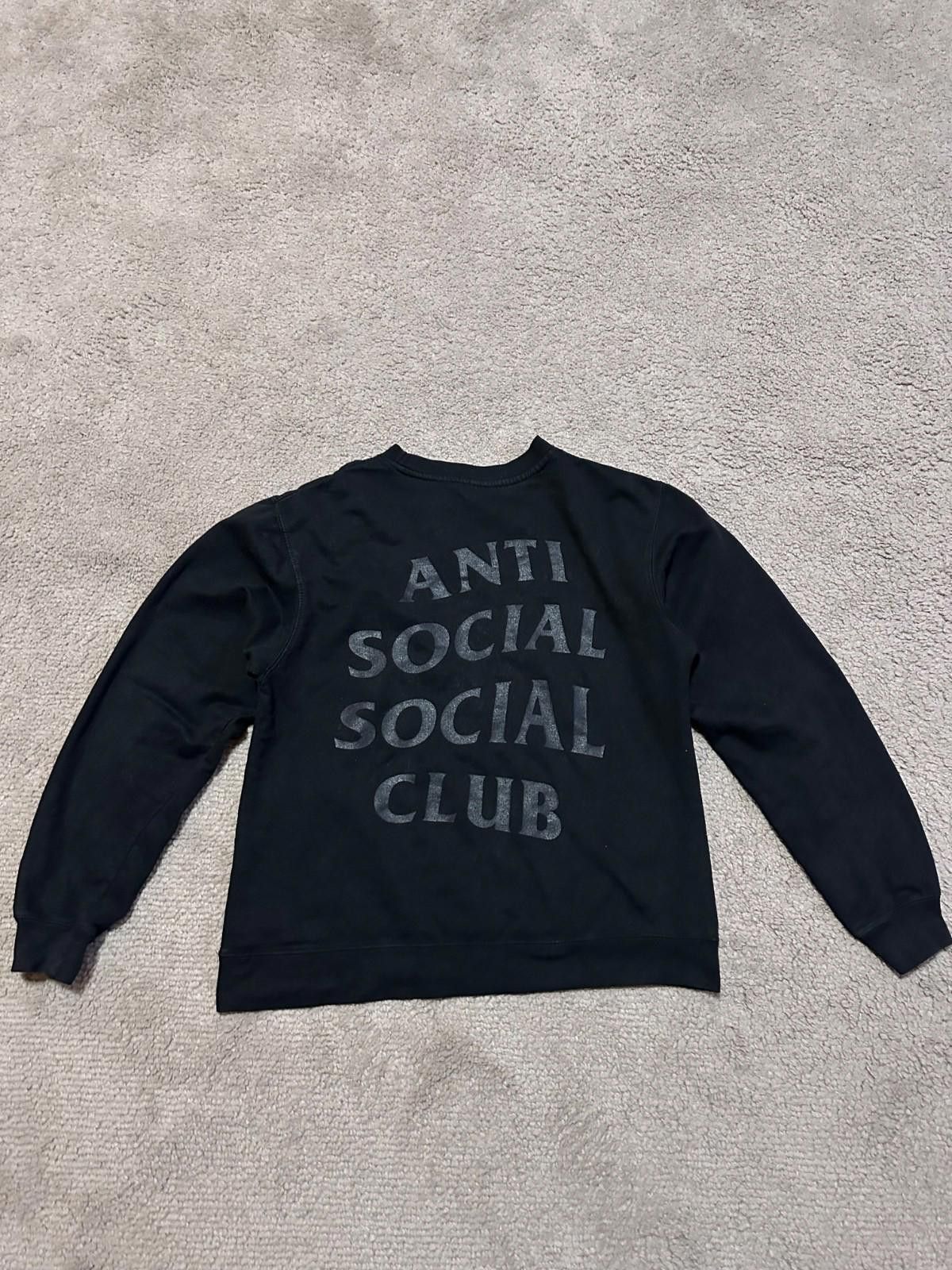 Anti Social Social Club Anti Social Social Club ASSC Black “Motorsport” Sweater Sz S Size US S / EU 44-46 / 1 - 6 Thumbnail