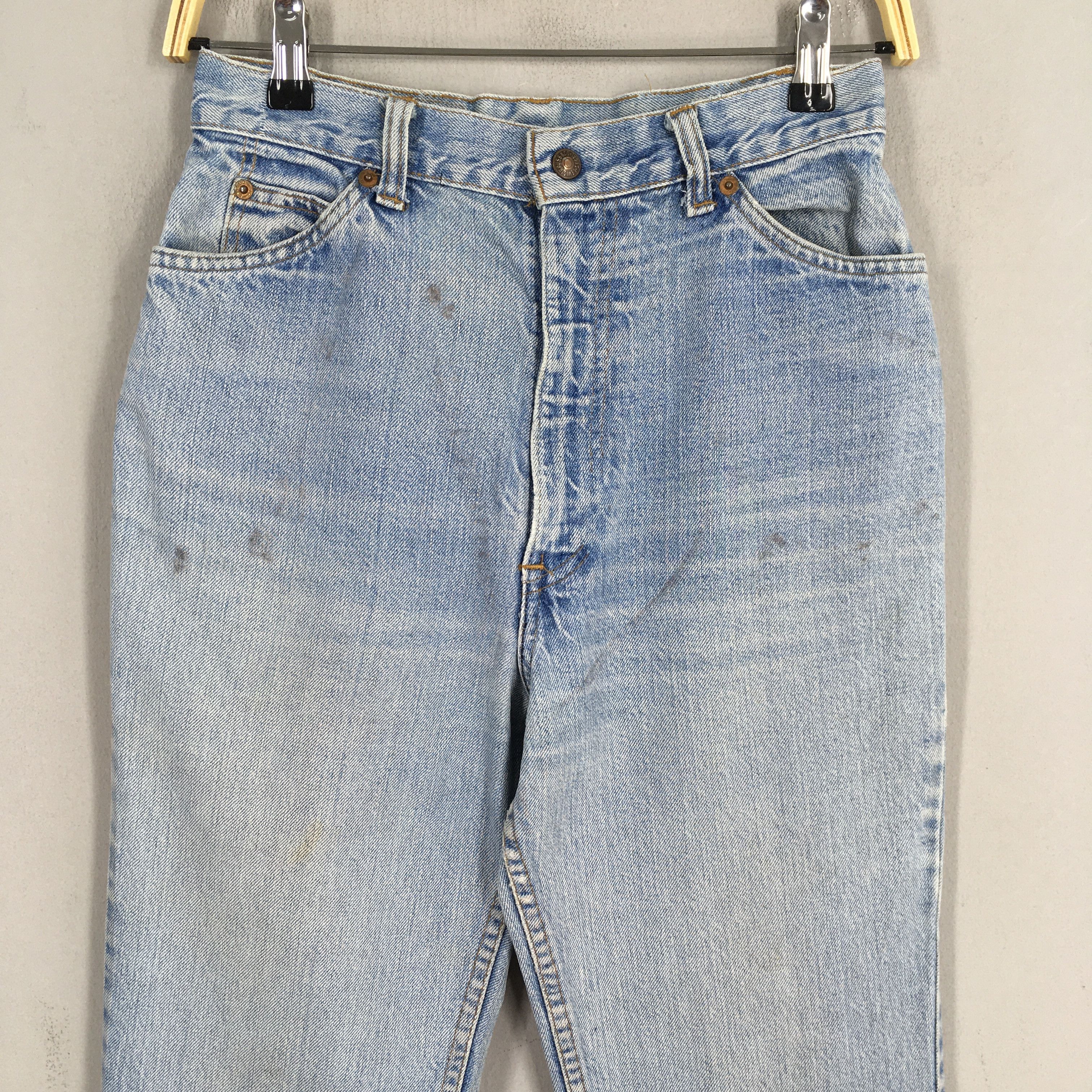 Levi's Size 25x31 Vintage Levi's 505 Light Wash Zipper Jeans S618 Size 25" / US 0 / IT 36 - 2 Thumbnail
