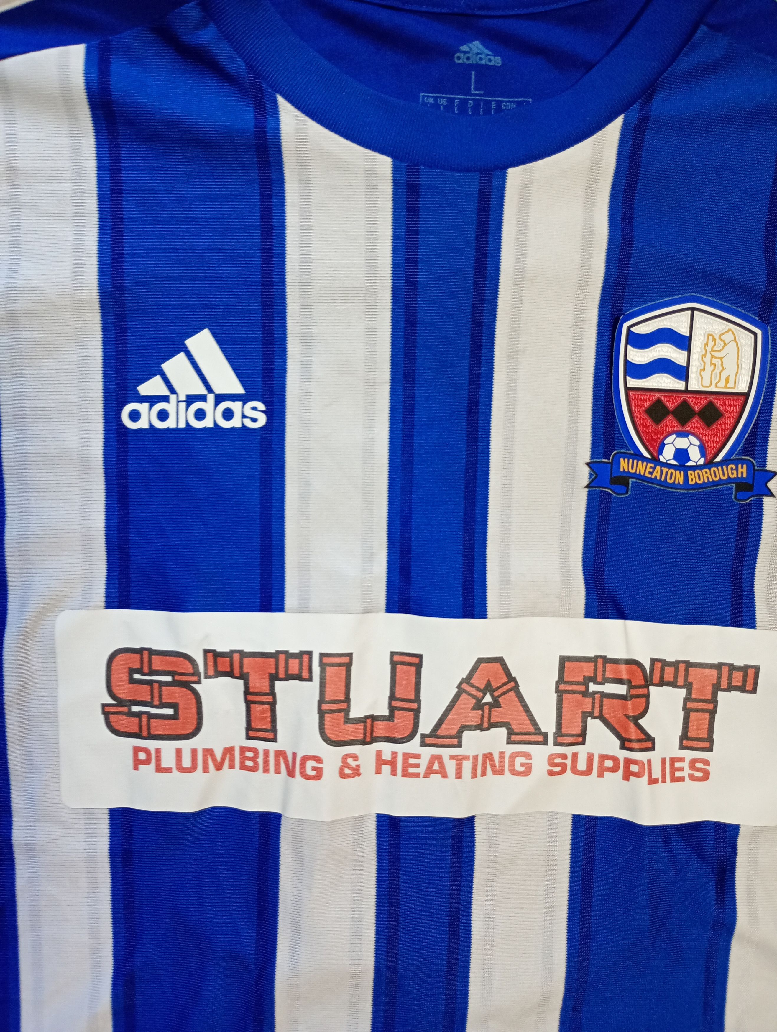 Adidas Adidas Nuneaton Borough FC Home Jersey №10 2023=2024 Size US L / EU 52-54 / 3 - 7 Thumbnail