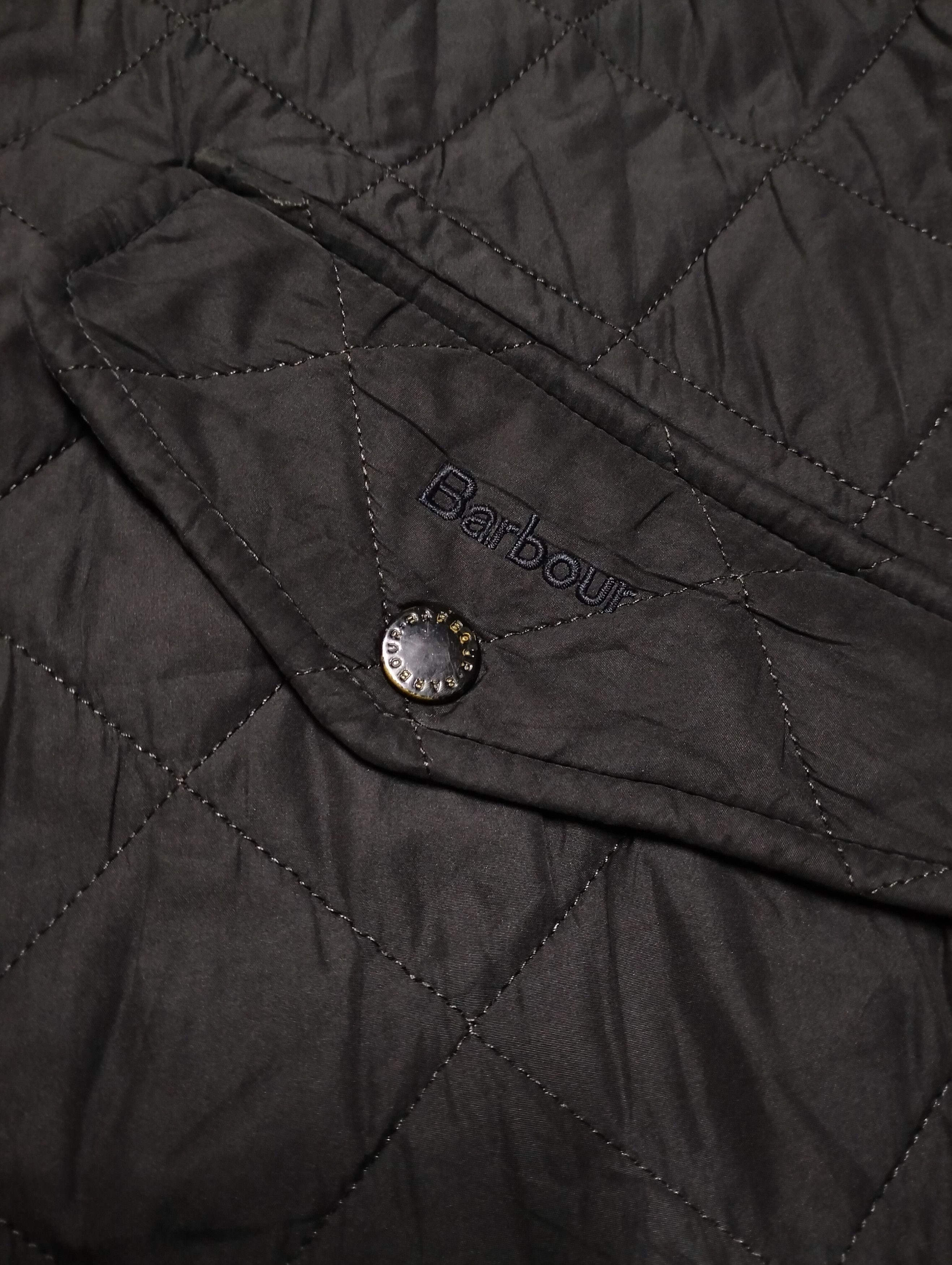 Barbour Vintage Barbour Quilted Zipper Button Jacket Sunfaded Size US M / EU 48-50 / 2 - 17 Thumbnail