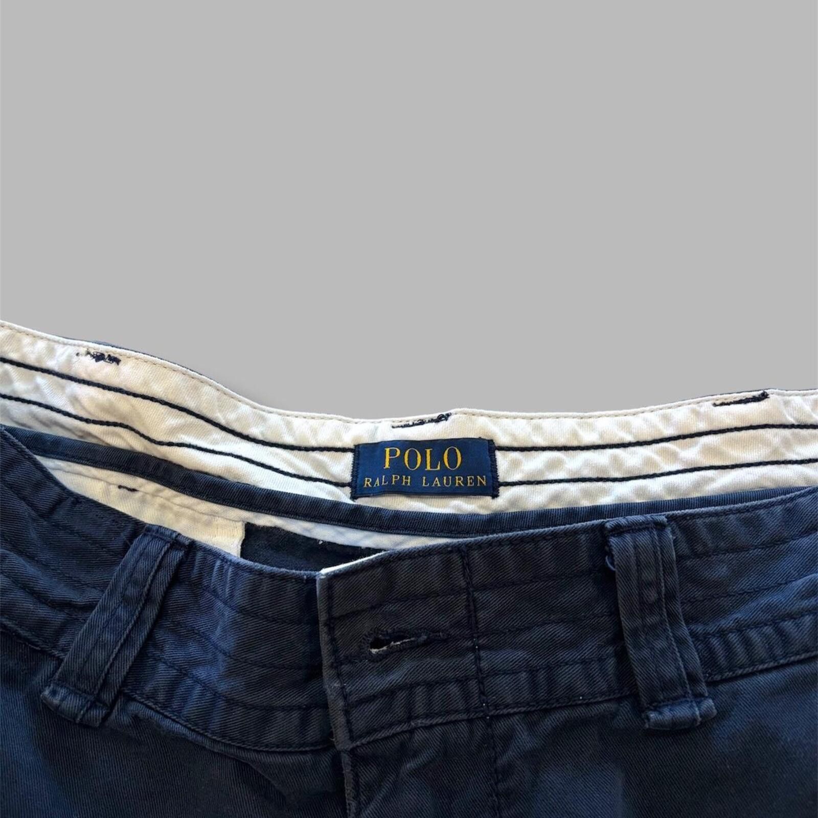 Polo Ralph Lauren Navy Polo Ralph Lauren Cargo Shorts Size US 38 / EU 54 - 3 Thumbnail