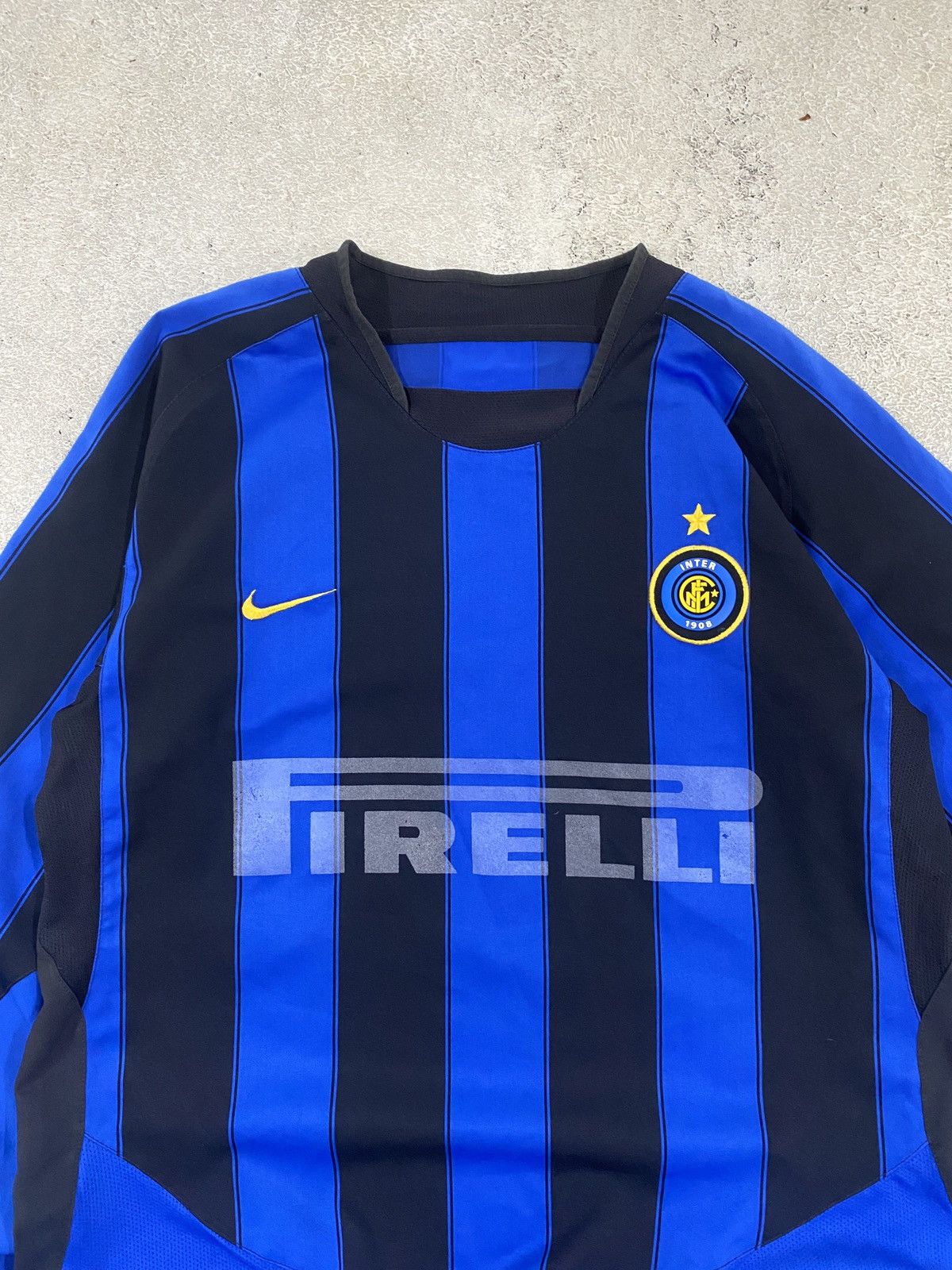 Nike × Vintage 2003/2004 Inter Milan Nike Vintage Home Jersey Long Sleeve Size US M / EU 48-50 / 2 - 7 Thumbnail