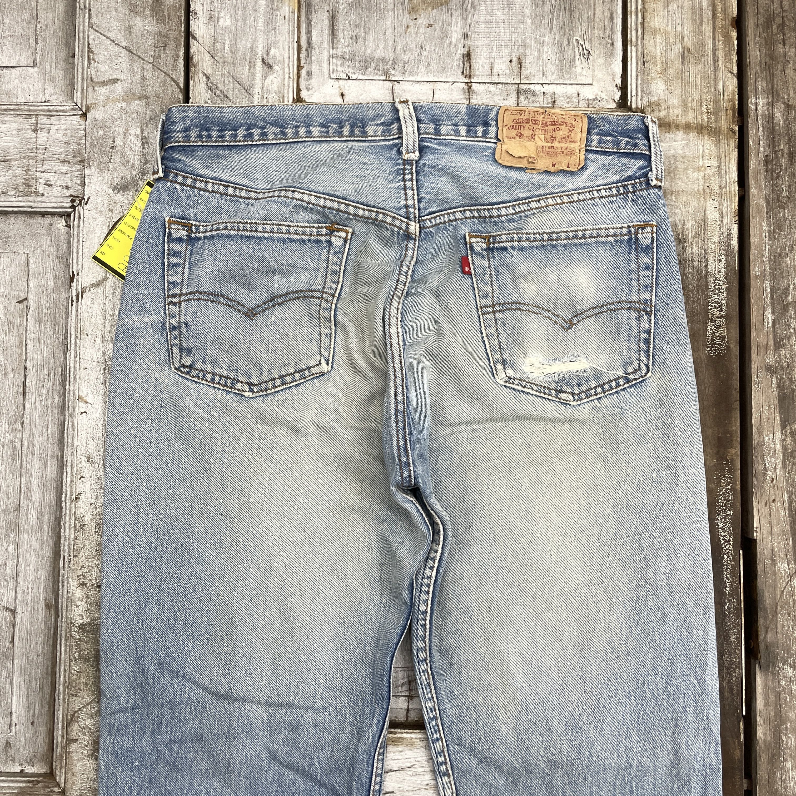 Japanese Brand × Levi's × Vintage Vintage Levi's 501 Distressed Light Wash Jeans -wc293 Size US 33 - 7 Thumbnail