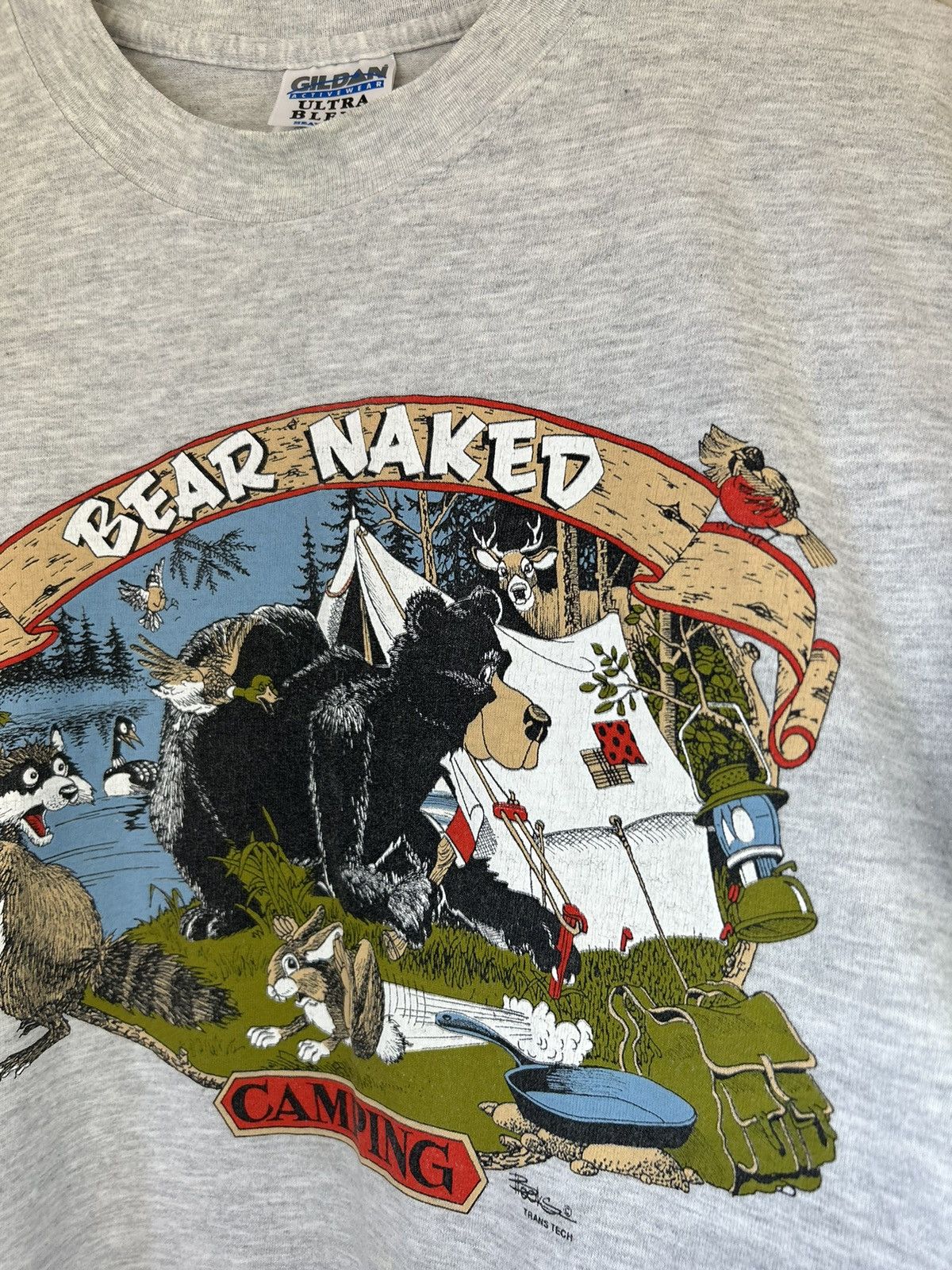 Vintage Vintage Funny Camping Animal T Shirt Size US L / EU 52-54 / 3 - 5 Thumbnail