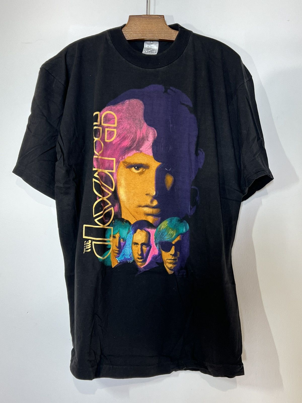 Band Tees Shirt Jim Morrison des Doors vintage 90s Size US XL / EU 56 / 4 - 1 Thumbnail