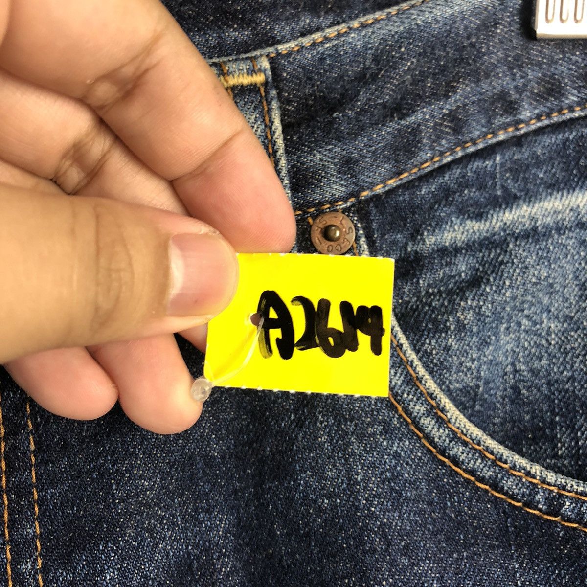 Levi's Levis 503 Blue Denim vintage Pants #A2613 Size US 36 / EU 52 - 9 Thumbnail