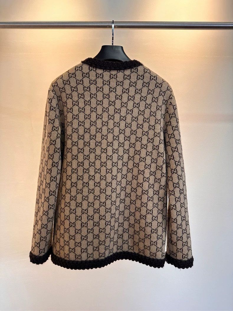 Gucci GucciBrown wool double G logo knitwear 2503-Nextarrow Size US S / EU 44-46 / 1 - 2 Thumbnail