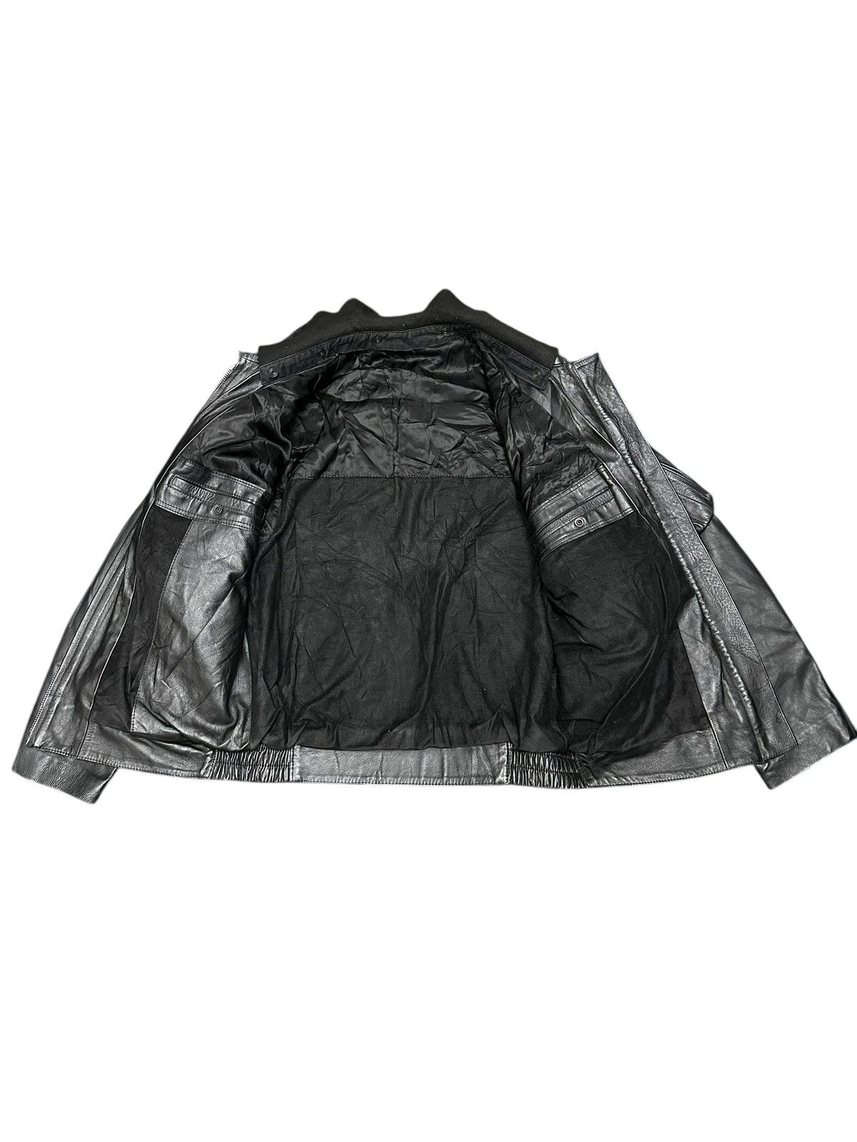 Leather × Vintage Vintage Beckumer Polizei Leather Jacket Similar to Vetements Size US M / EU 48-50 / 2 - 5 Thumbnail