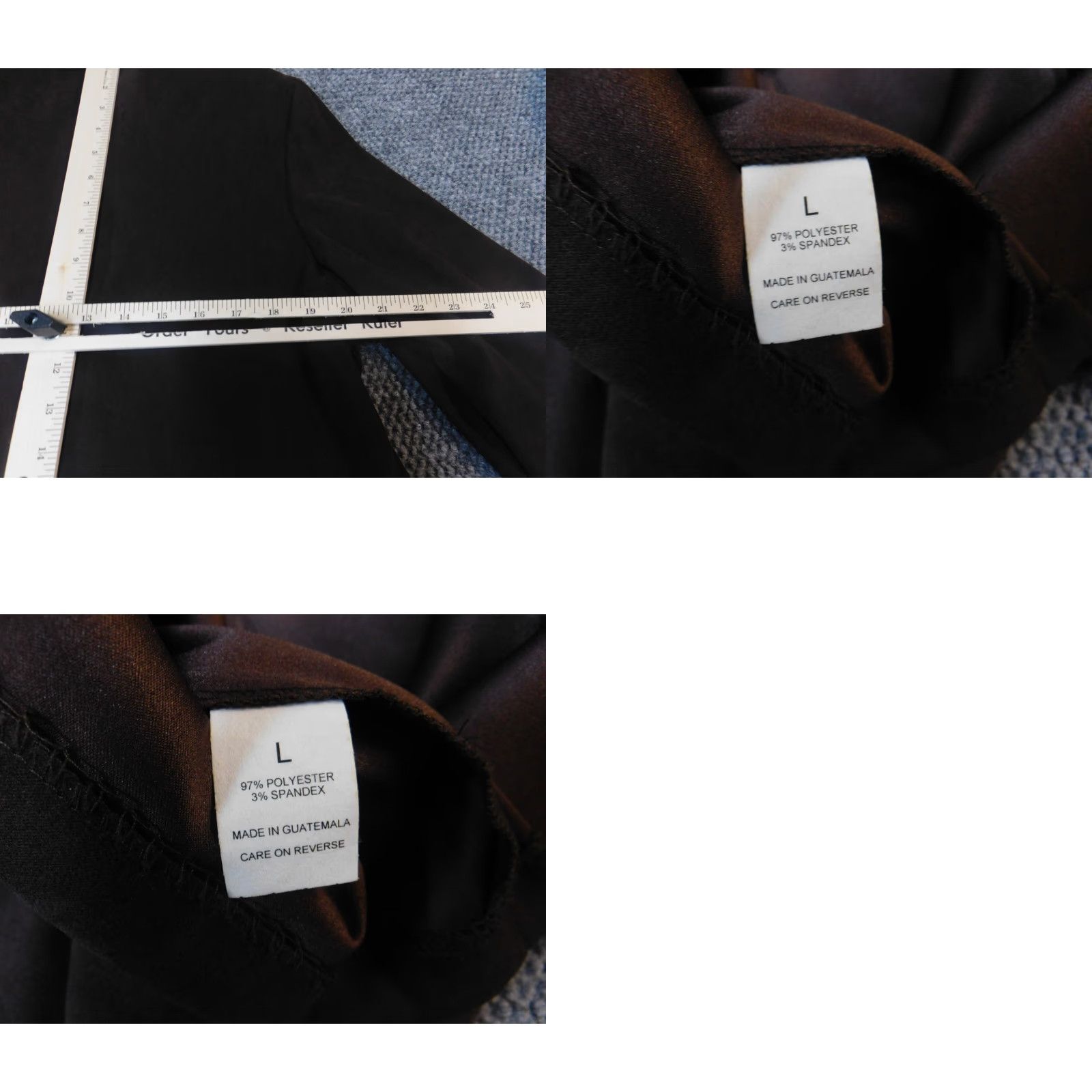 Vintage Briggs Jacket Large Brown Blazer Womens New York four button stretch Size L / US 10 / IT 46 - 9 Thumbnail