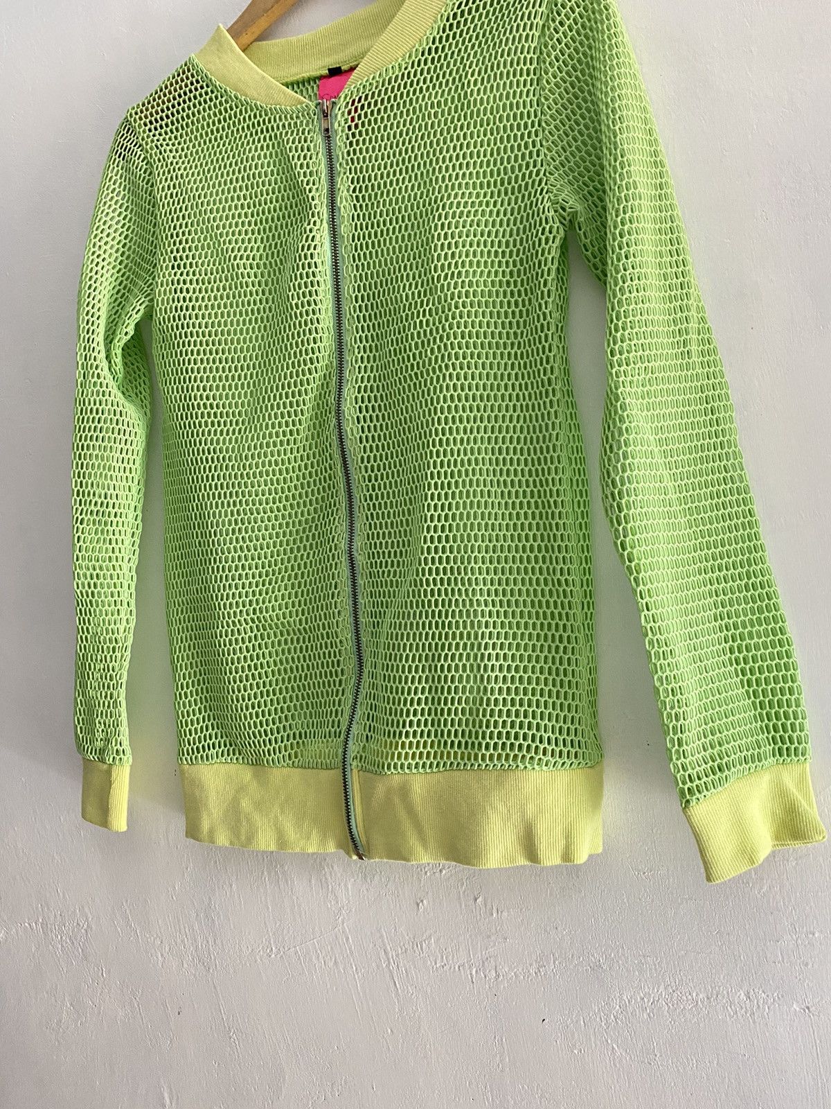 20471120 × Hysteric Glamour × Japanese Brand Chris & venus fishnet bomber jacket cdg style Size US S / EU 44-46 / 1 - 4 Thumbnail