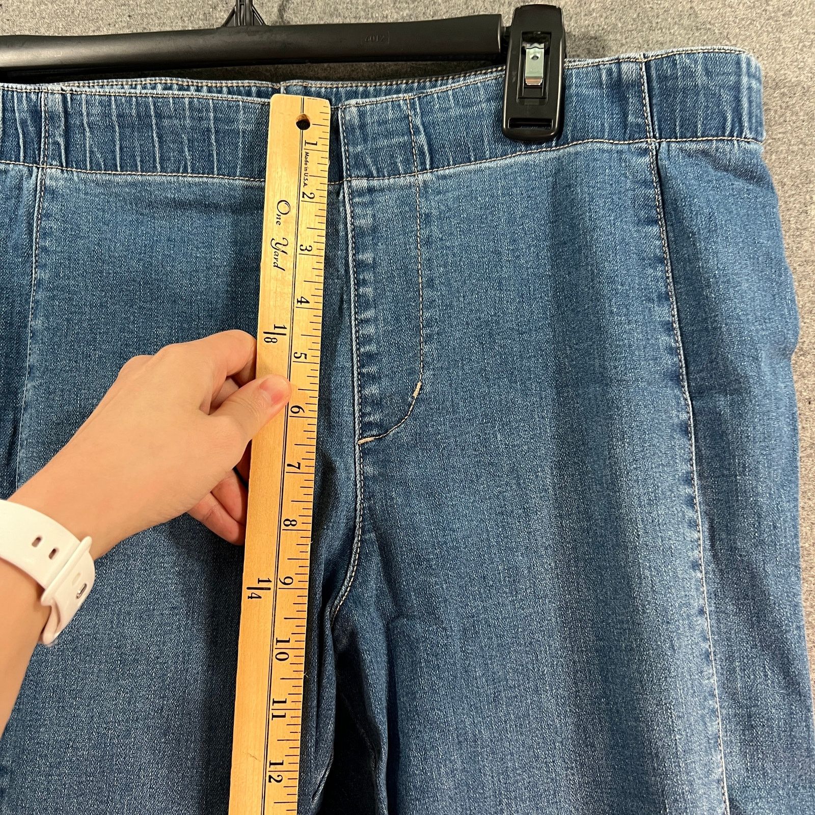 Other Susan Graver Petite So Slimming Pull On Ankle Jean Medium Size 36" / US 14 / IT 50 - 10 Thumbnail