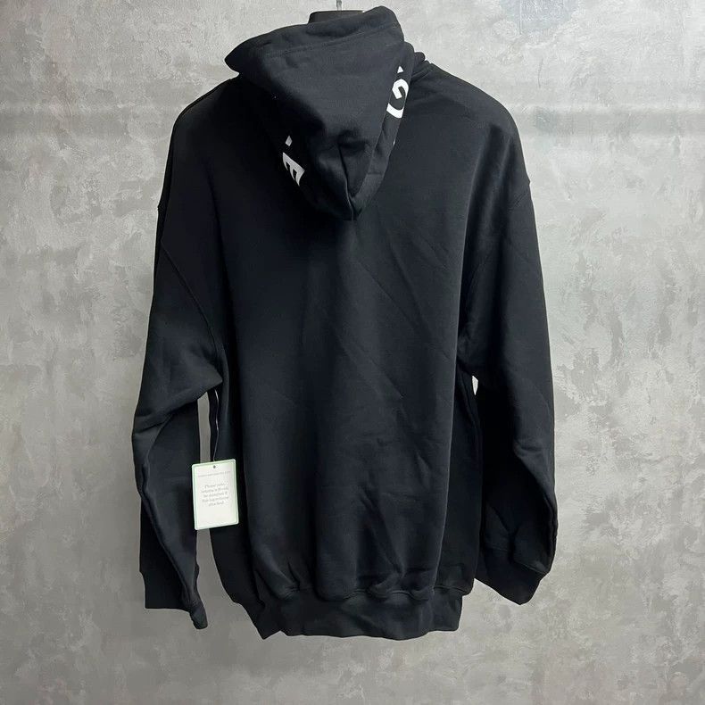 Balenciaga Balenciaga Latest Black Hat Printed Logo Hoodie-2506 Size US S / EU 44-46 / 1 - 3 Thumbnail