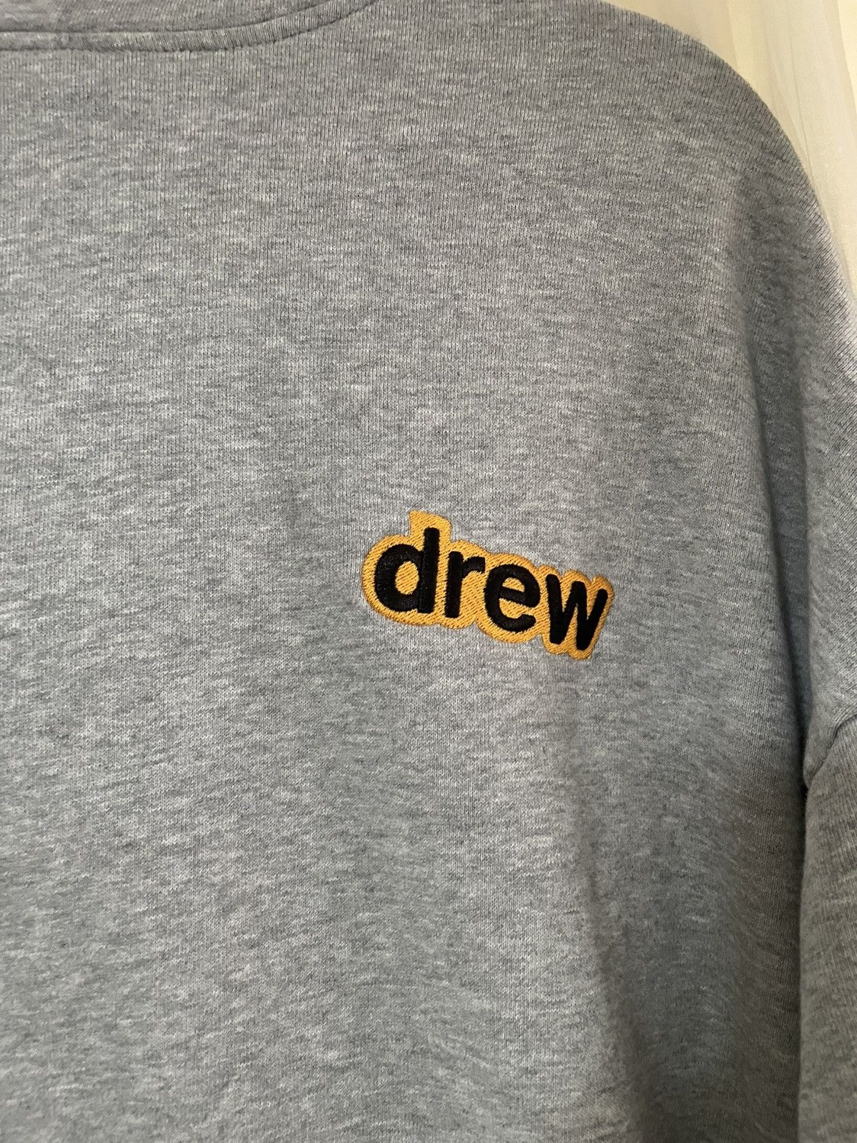 Drew House Drew House Grey Drew Hoodie Size US M / EU 48-50 / 2 - 2 Thumbnail