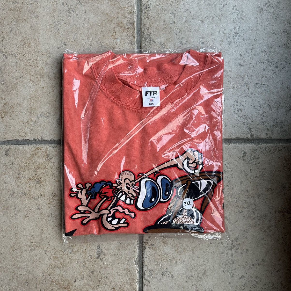 Fuck The Population SIZE 3XL FTP Forever Tee (Peach) Size US XXL / EU 58 / 5 - 1 Thumbnail