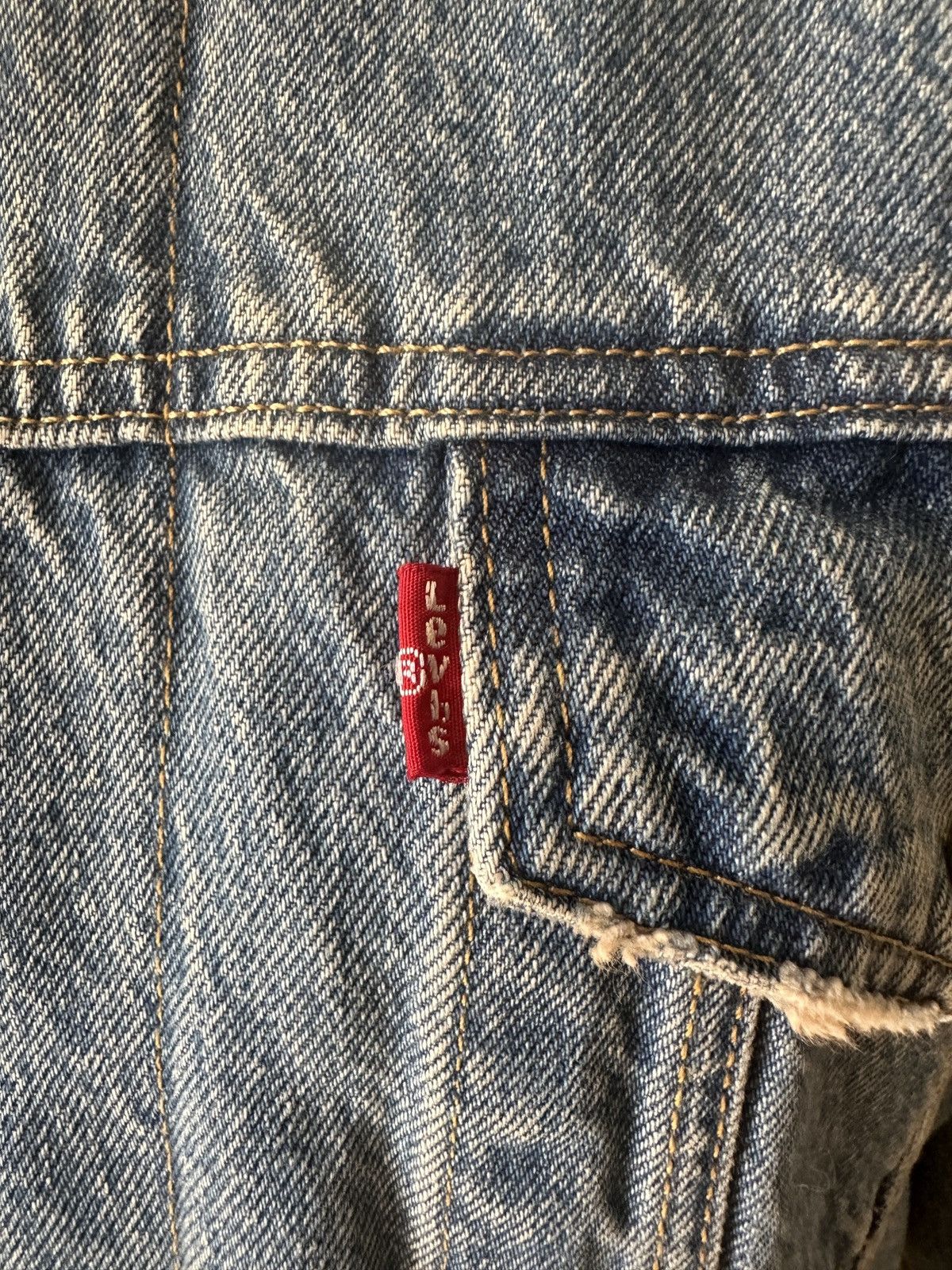 Levi's Levi's Sherpa Lined Denim Jacket Women's XL Snap Button Size XL / US 12-14 / IT 48-50 - 4 Thumbnail