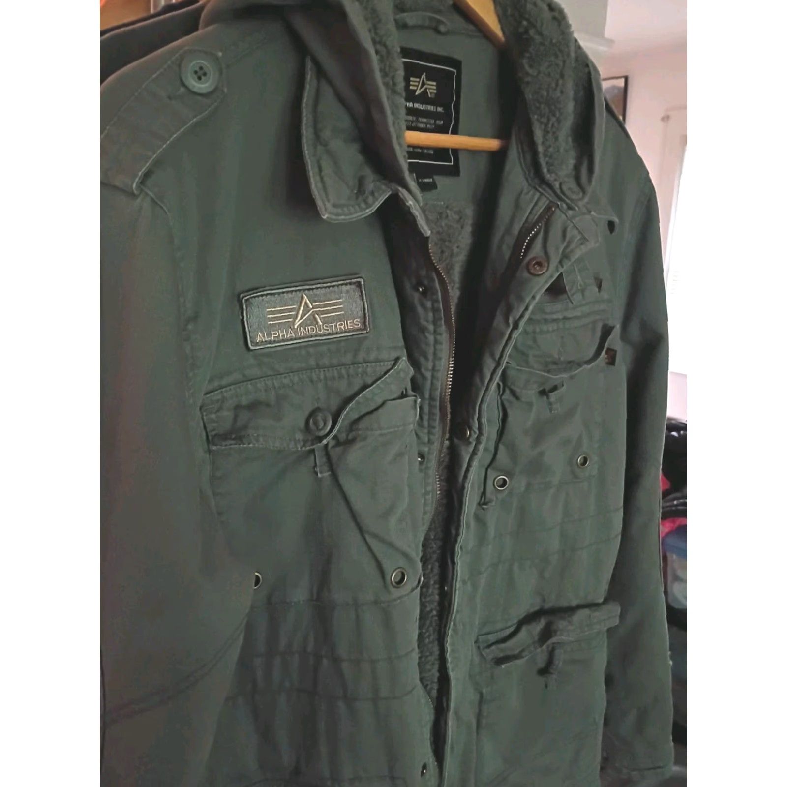 Vintage VINTAGE ALPHA INDUSTRIES Flyers Coldweather Fleece Jacket XL 3A382 LKZ 10014 Mens XL Gray 90s 3-in-1 Jacket Size US XL / EU 56 / 4 - 2 Thumbnail