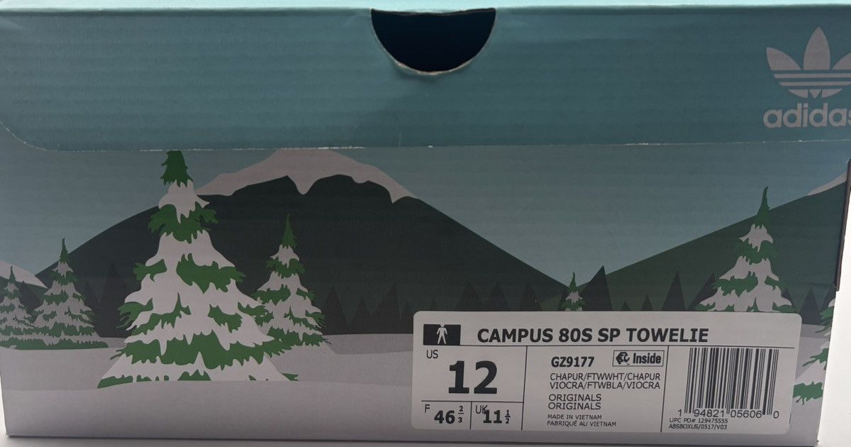 Adidas Adidas Campus 80s South Park Towelie Size US 12 / EU 45 - 8 Thumbnail