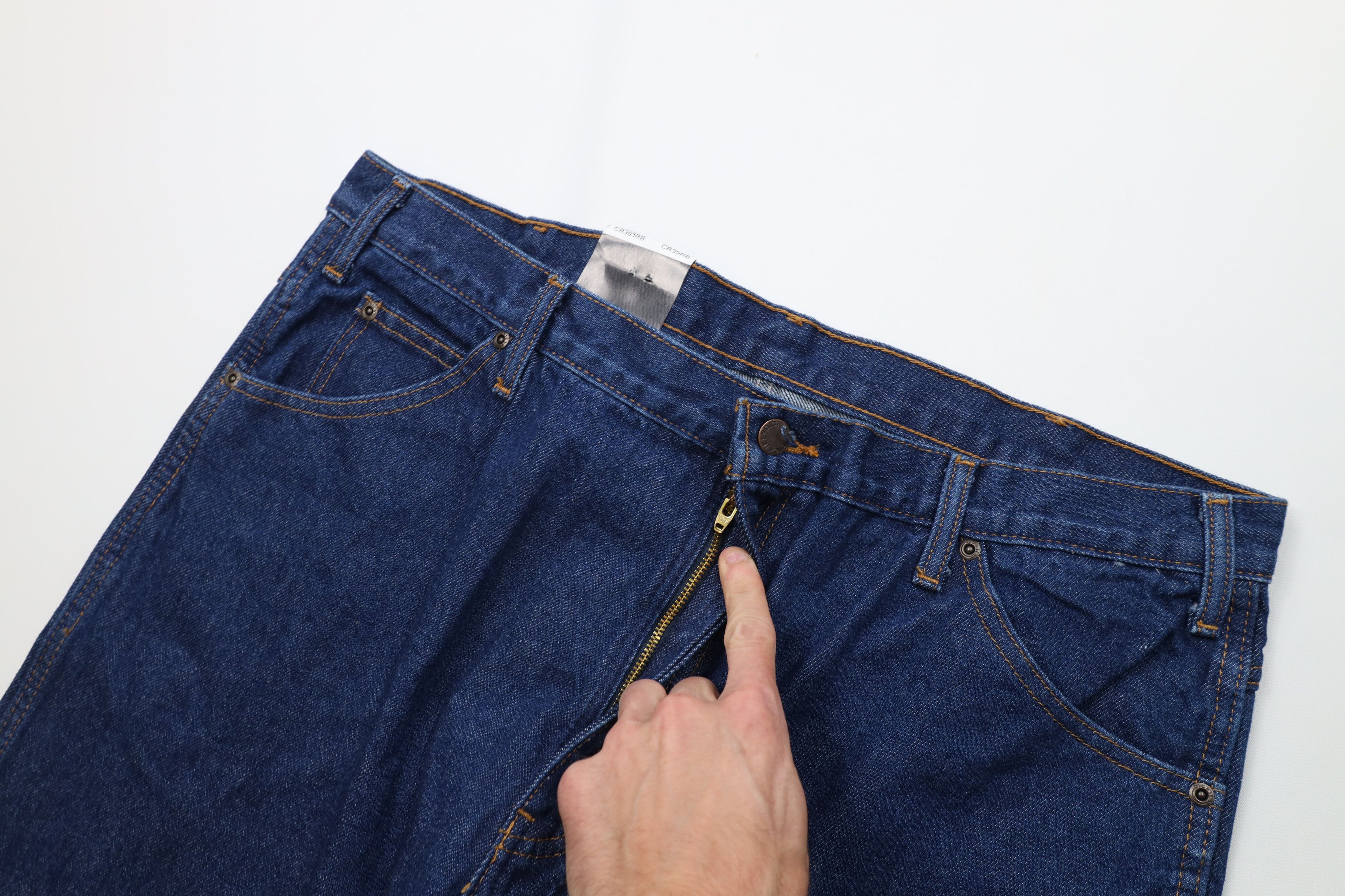 Dickies Deadstock Vintage Y2K Dickies Wide Leg Denim Jeans Blue Size US 38 / EU 54 - 6 Thumbnail