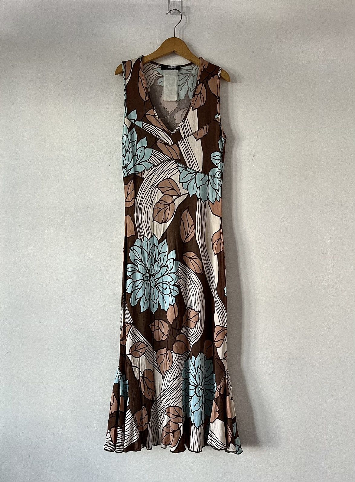 Morgan De Toi Vintage Morgan De Toi Floral Print Maxi Bodycon Dress Size M / US 6-8 / IT 42-44 - 1 Thumbnail