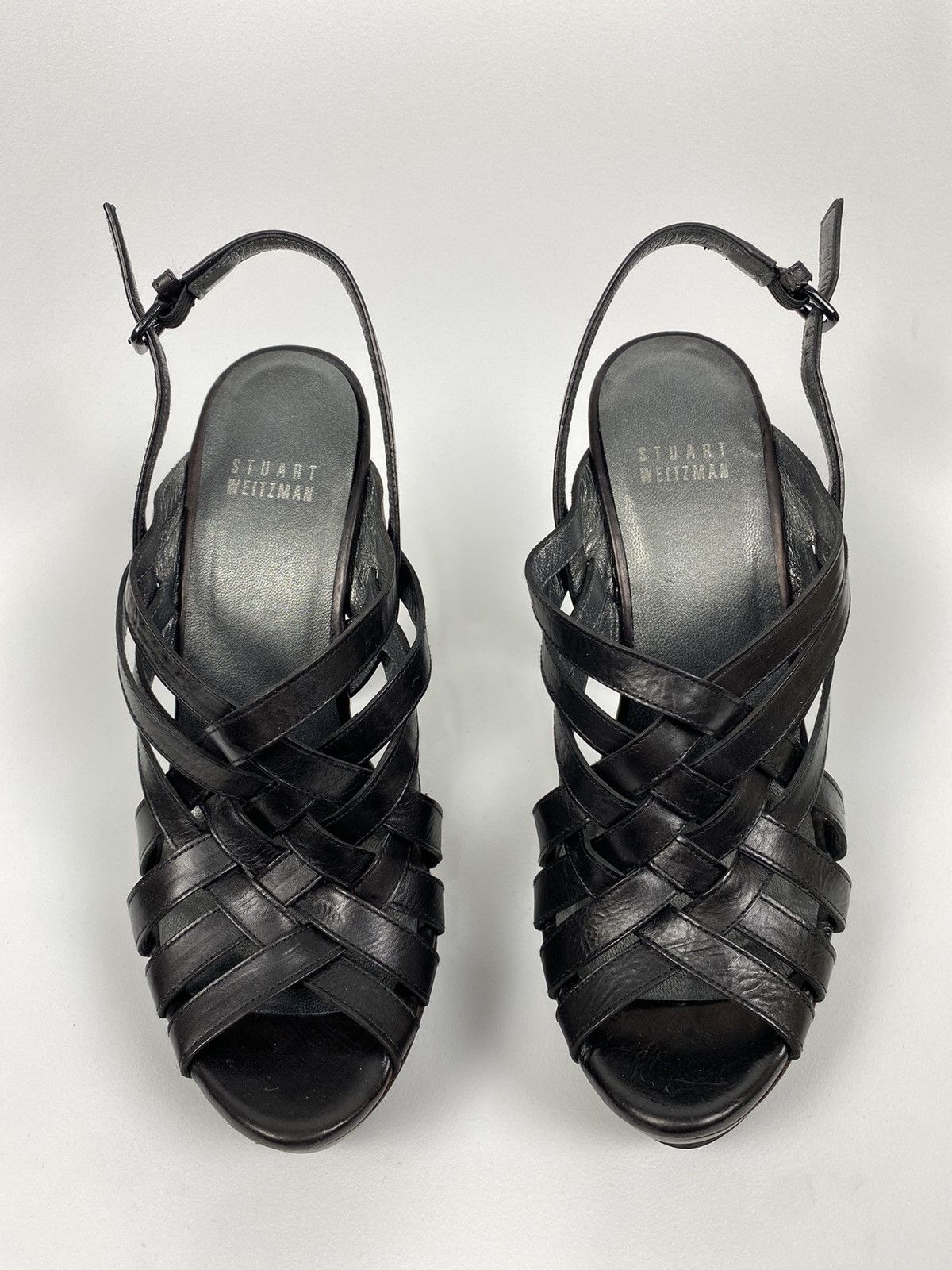 Stuart Weitzman Stuart Weitzman Genuine Leather Sandals Heels size 37 Size US 7 / IT 37 - 2 Thumbnail