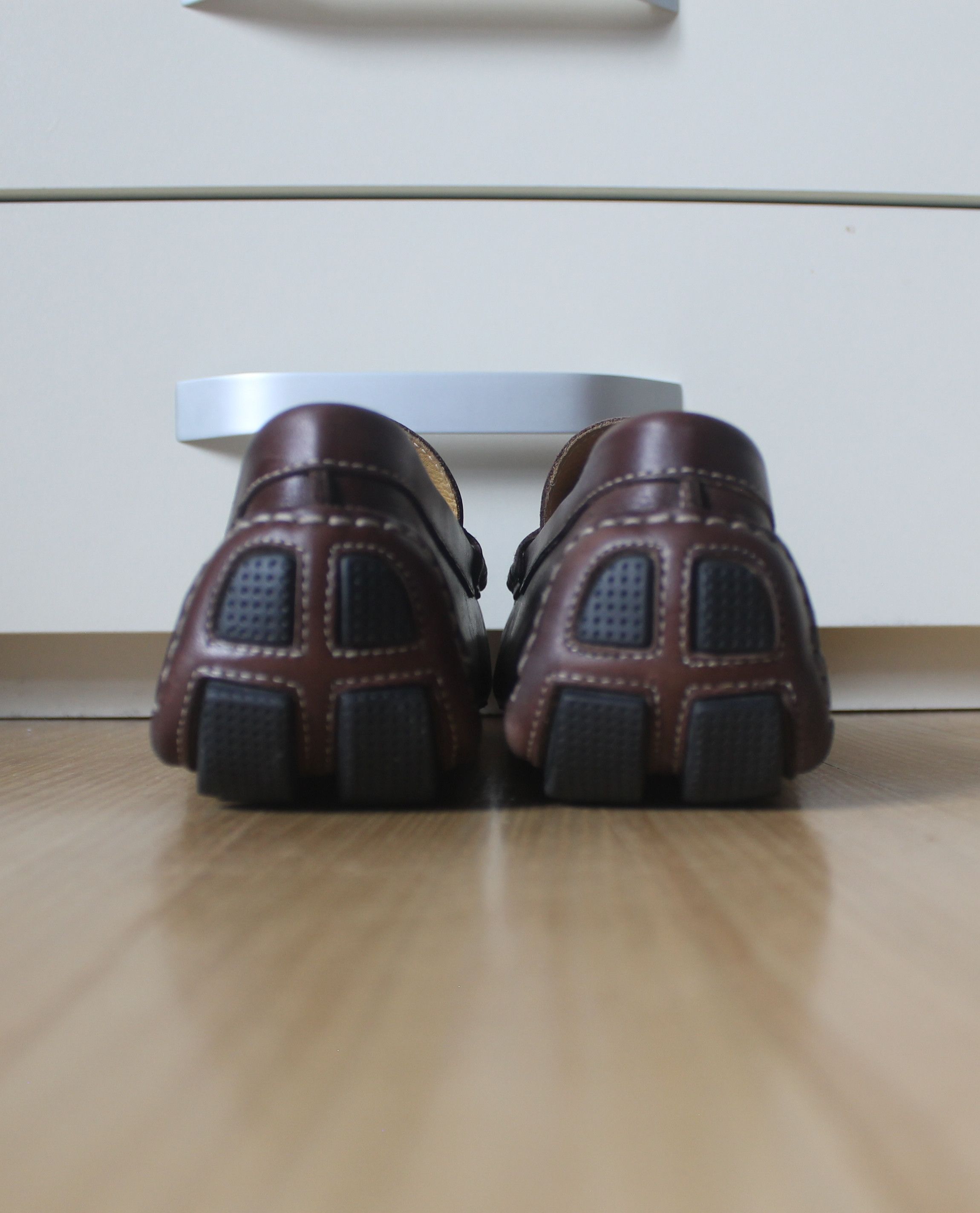 Crockett & Jones Crockett & Jones Penny Loafers Leather Moccasin Size US 12 / EU 45 - 8 Thumbnail