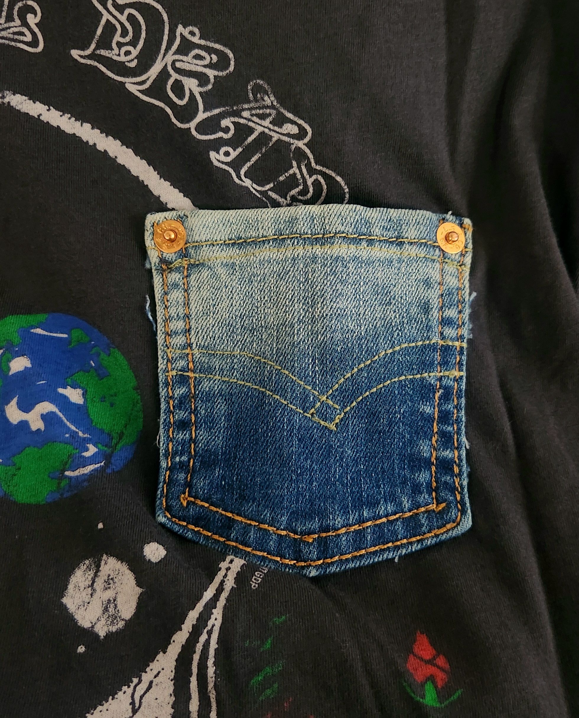 Band Tees × Grateful Dead Topshop X And Finally X Levi's Grateful Dead short denim 8 Size M / US 6-8 / IT 42-44 - 4 Thumbnail