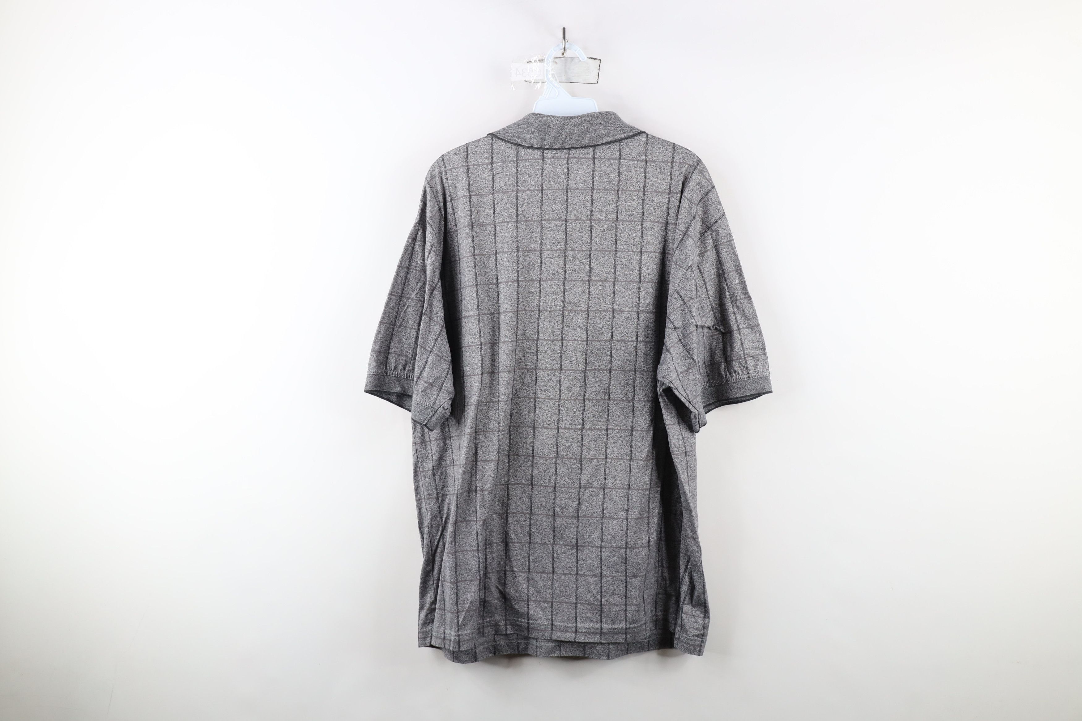 PING × Vintage Vintage 90s Ping Golf Knit Collared Golfing Polo Shirt Gray Size US L / EU 52-54 / 3 - 7 Thumbnail