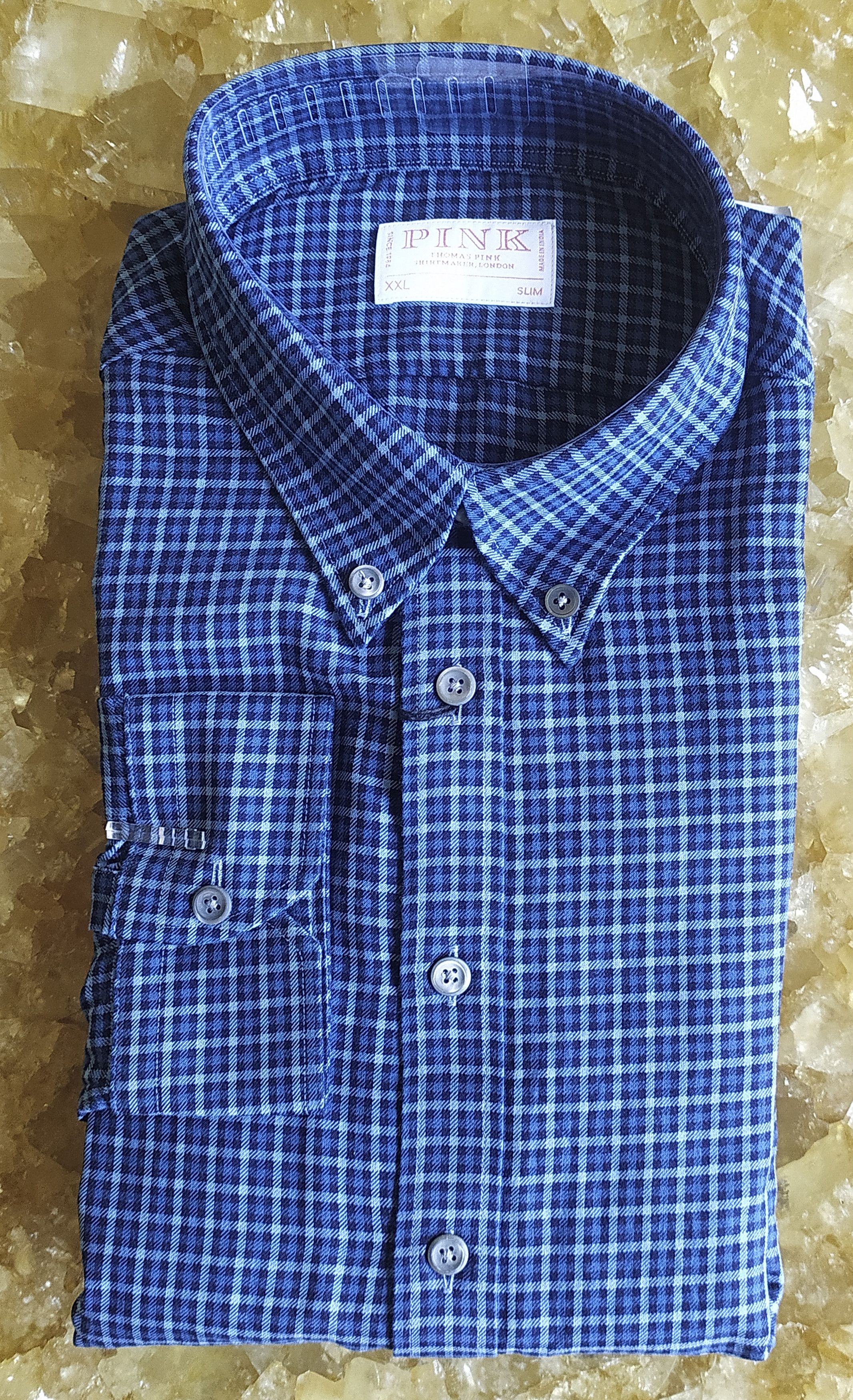 Thomas Pink Thomas Pink Men's Casual ButtonDown shirt Free Shipping T/13 Size US XXL / EU 58 / 5 - 1 Thumbnail