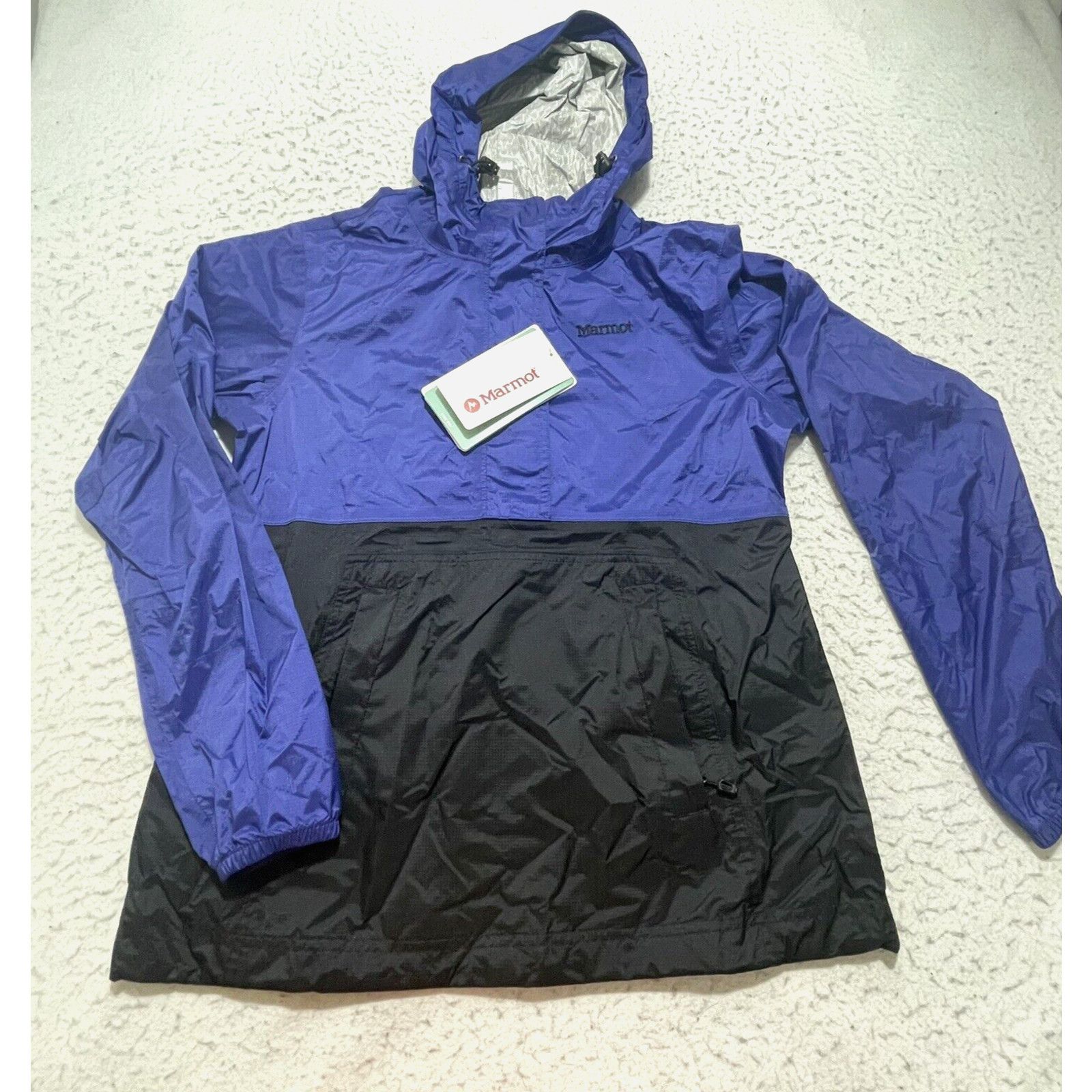 Marmot Marmot PreCip Eco Anorak 1/2 Zip Hooded Windbreaker Jacket Size XS / US 0-2 / IT 36-38 - 1 Thumbnail