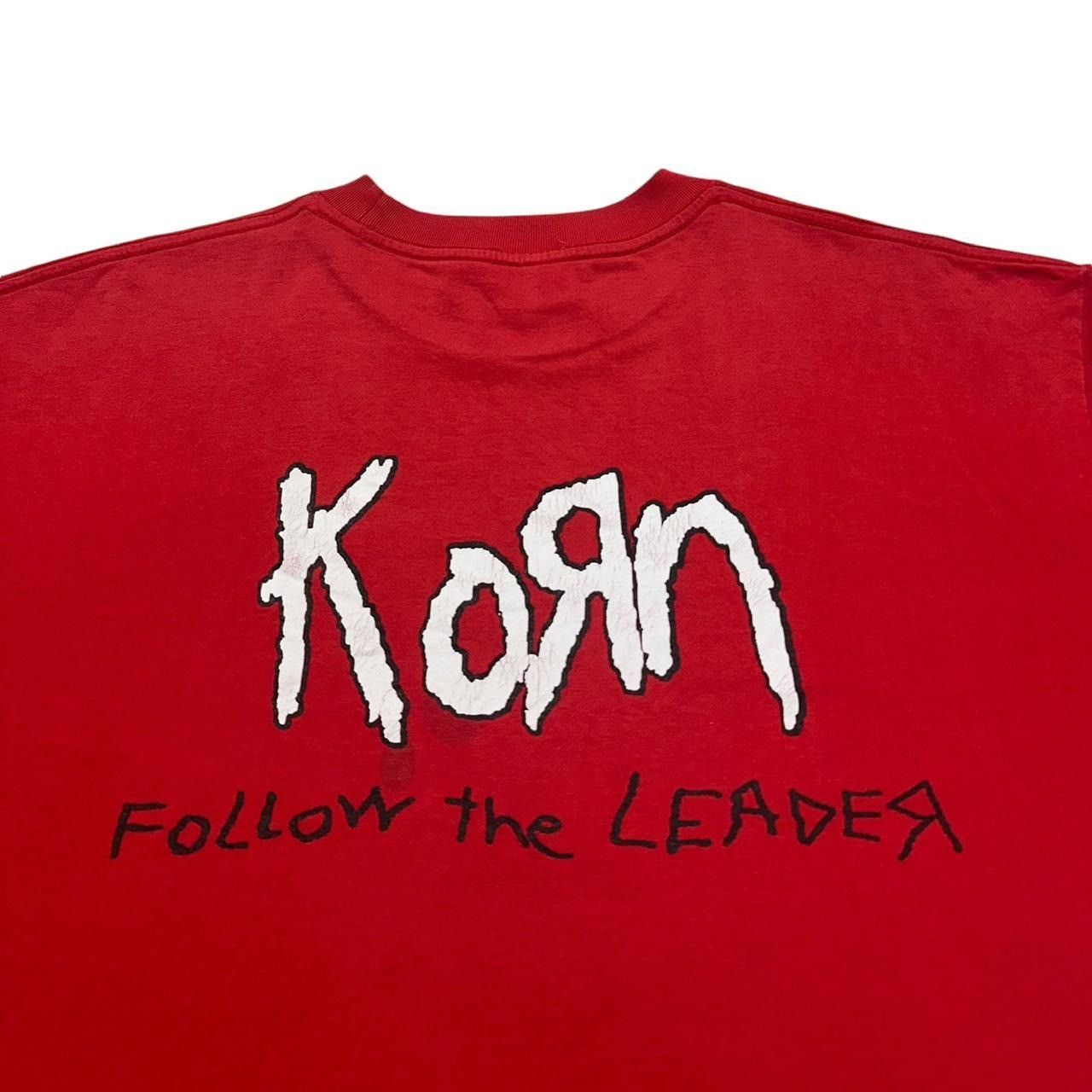 Band Tees × Vintage Vintage Korn Follow Your Leader T-Shirt Size US XL / EU 56 / 4 - 4 Thumbnail