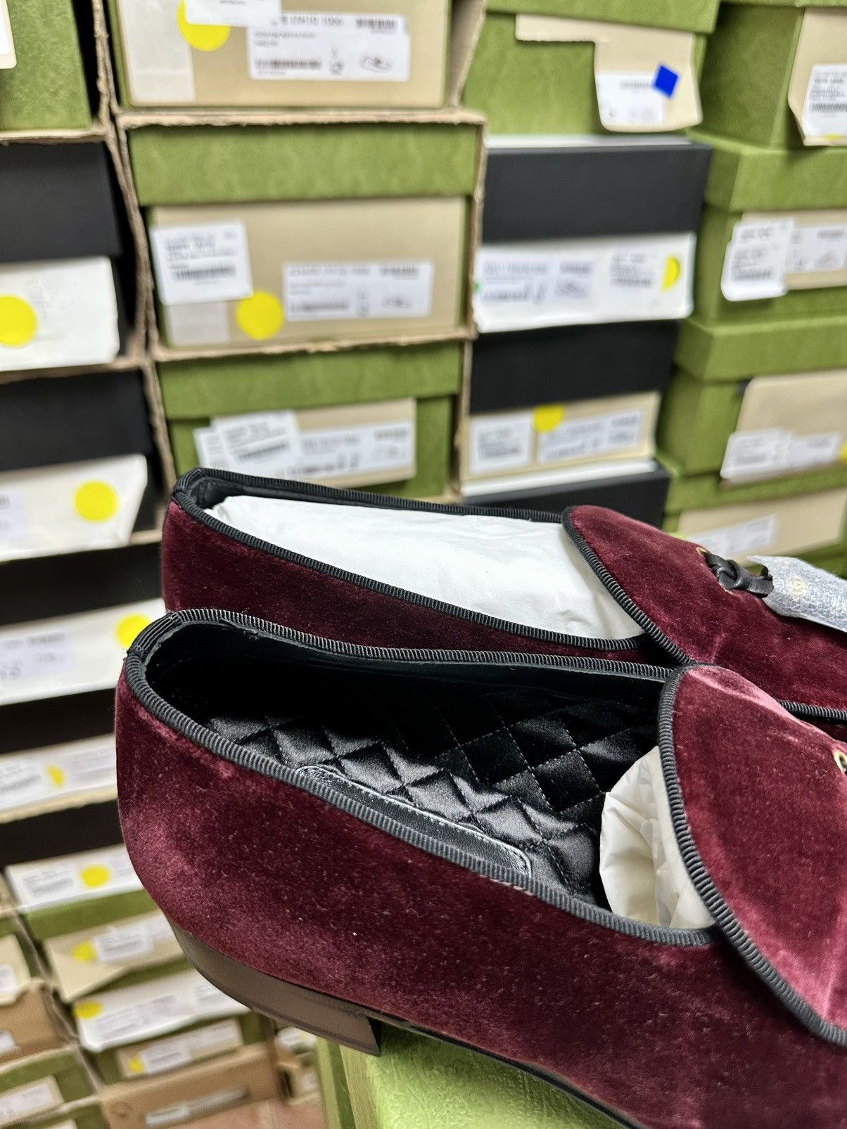 Gucci Gucci Leather Loafers 'Burgundy' Size US 11 / EU 44 - 4 Thumbnail